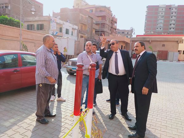 تفقد أعمال لإنشاءات والتجديدات بموقع الكلية 