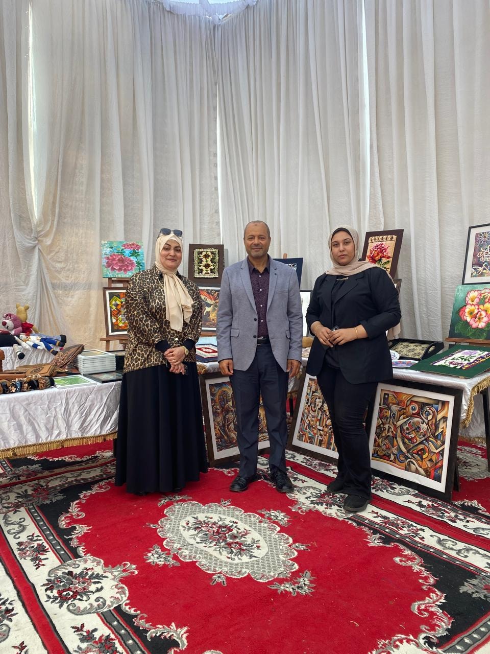 النوعية تشارك في معرض توطين الحرف اليدوية المقام على هامش زيارة دولة رئيس مجلس الوزراء لمركز اشمون...