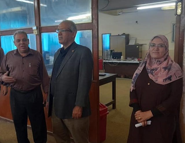 عميد كلية هندسة شبين الكوم يتابع أعمال التدريب الصيفي