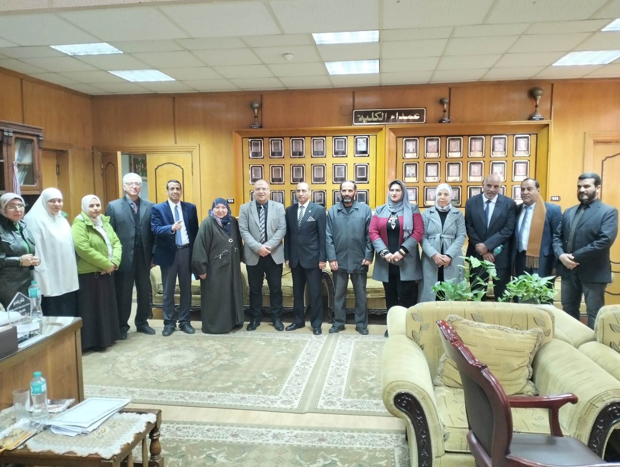 كلية الهندسة الإلكترونية تستقبل لجنة المراجعة الداخلية بمركز ضمان الجودة