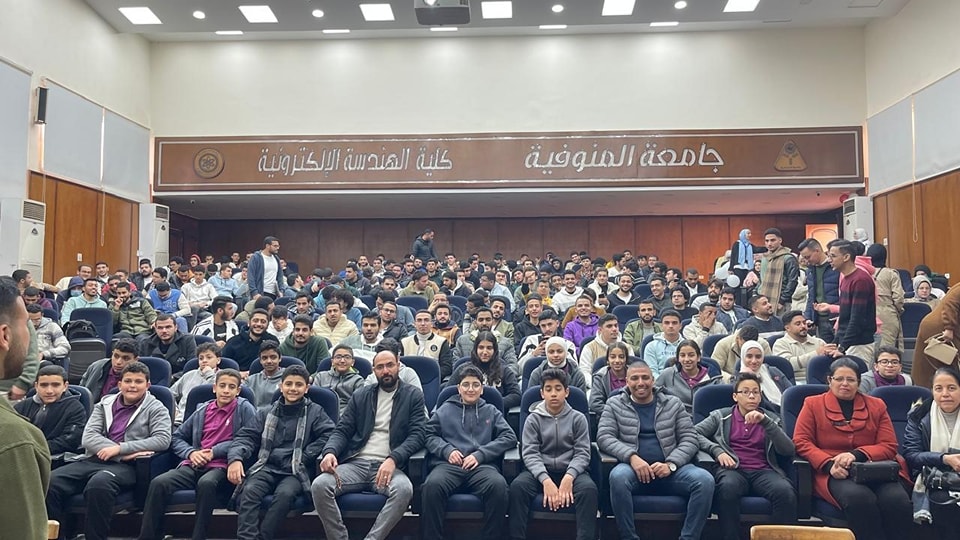مدرسة الأسقفية الخاصه فى ضيافة كلية الهندسة الالكترونية