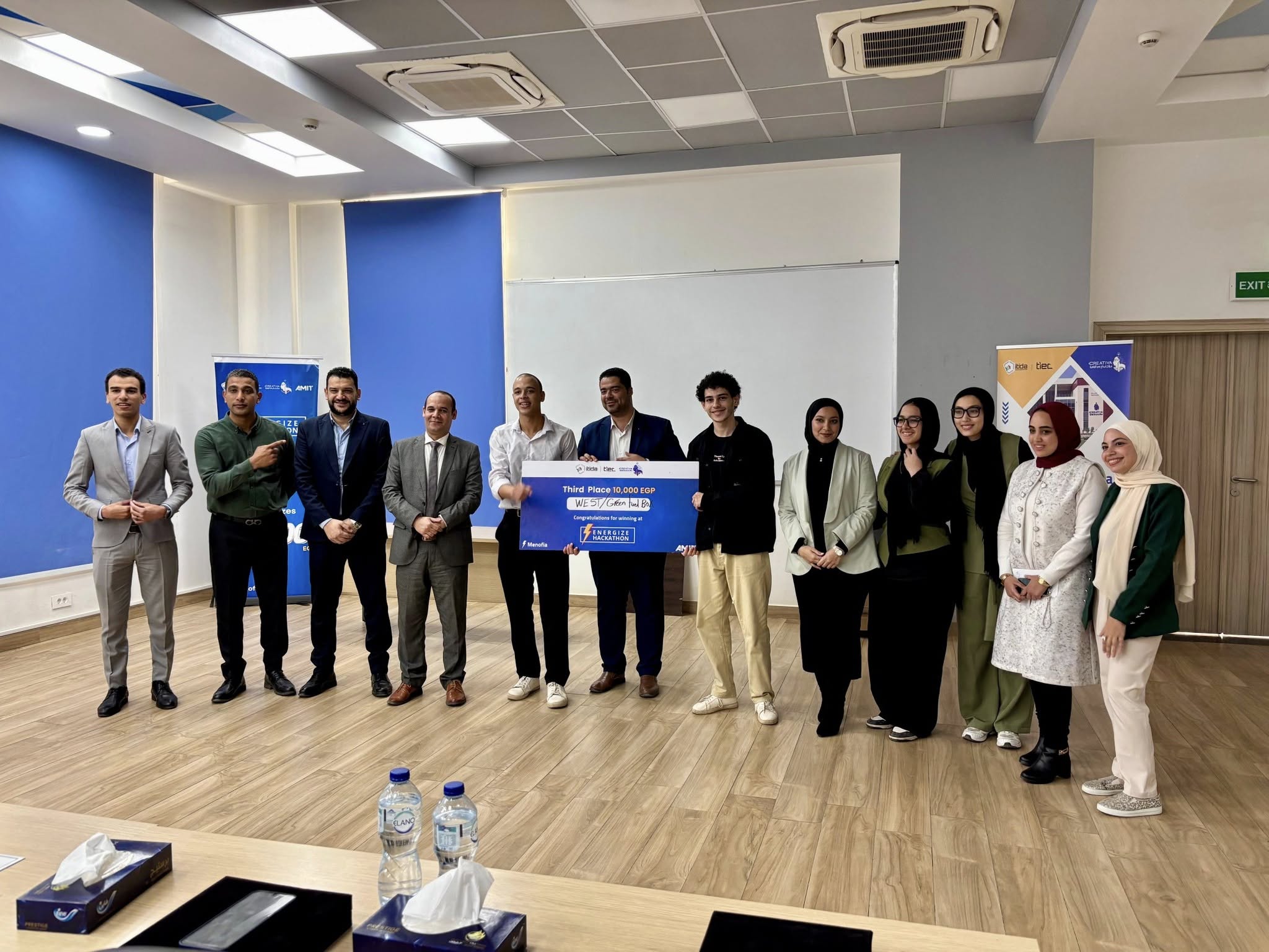 ابتكار جامعي: Menoufia Energy Club يحصد المركز الثالث عن مشروع Green Fuel في فعالية Energize Hackathon بـ Creativa Hub Menoufia