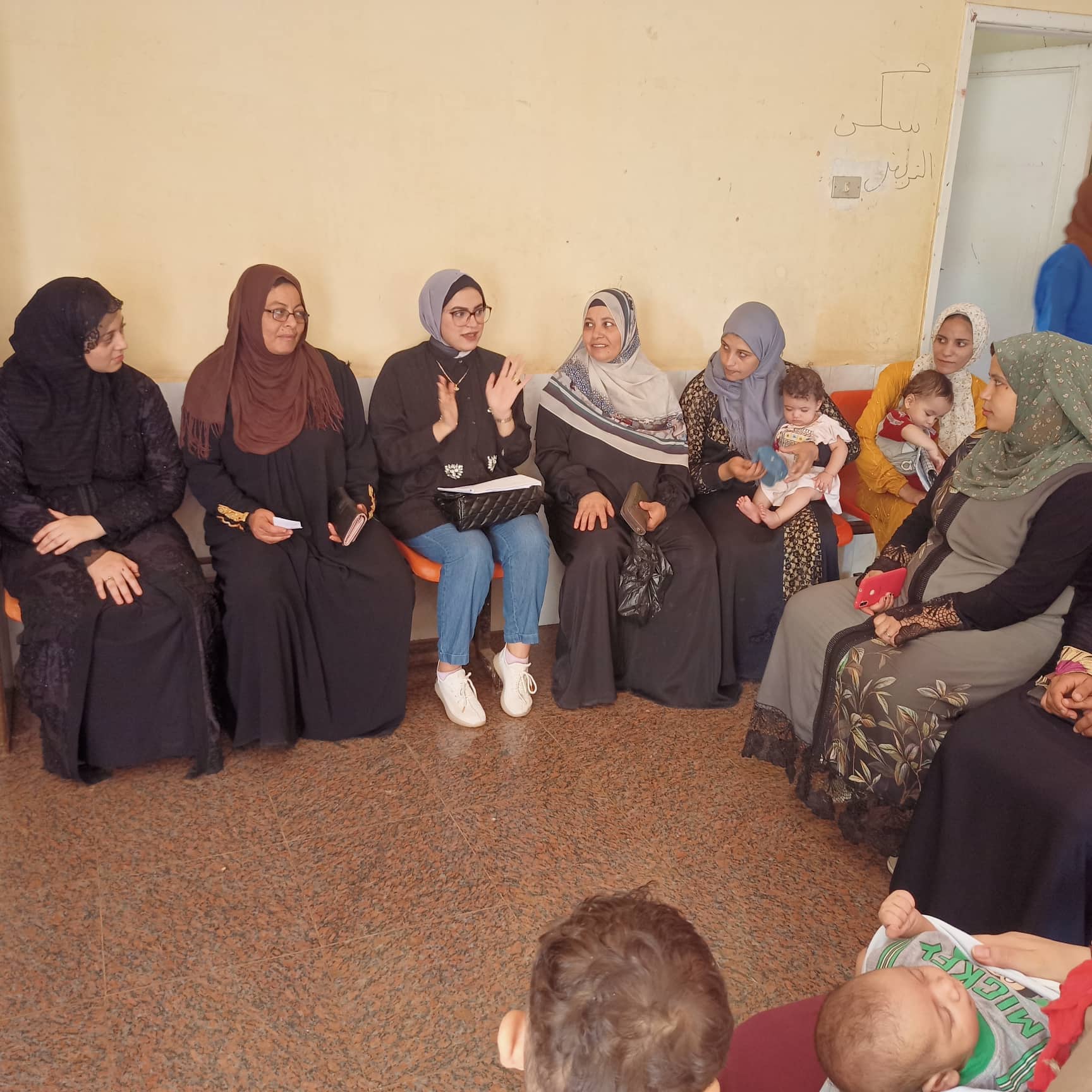 الرعاية الغذائيه للام والطفل قافلة الكلية لشهر أغسطس2022