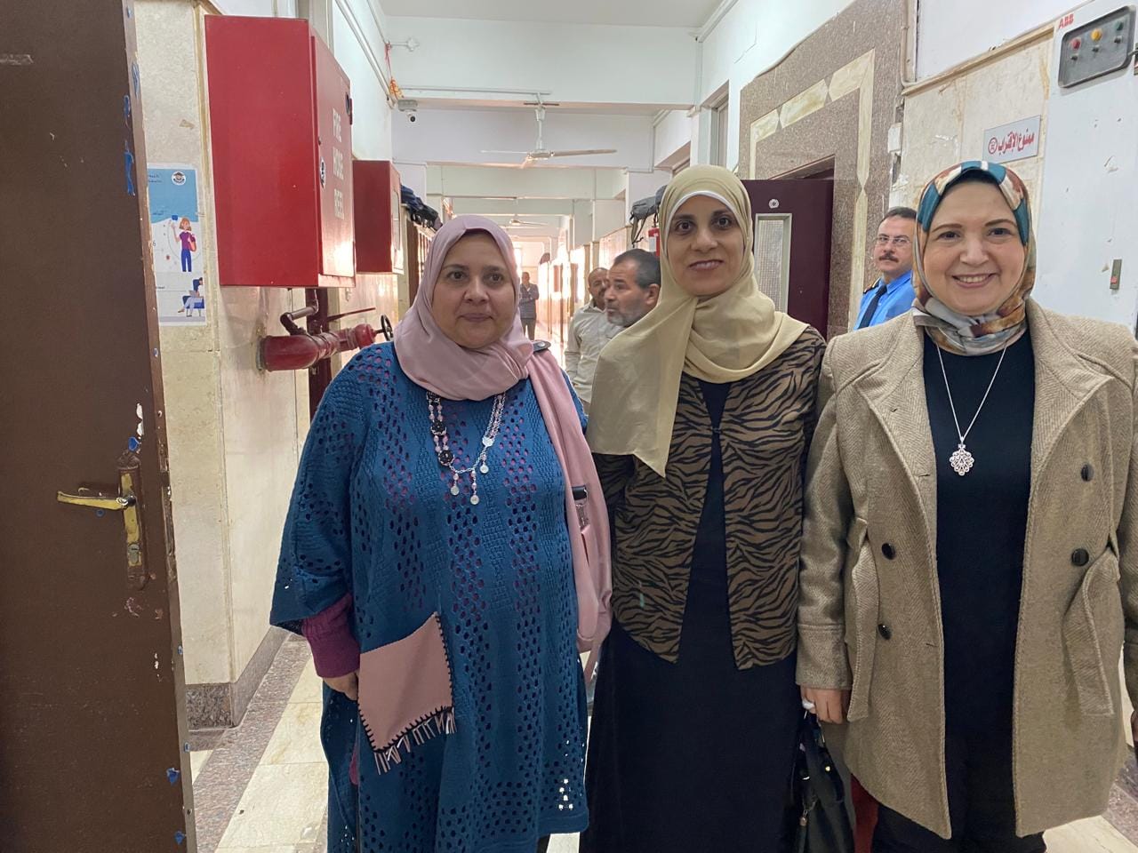 زيارة لجنة التميز البيئي للكلية اليوم