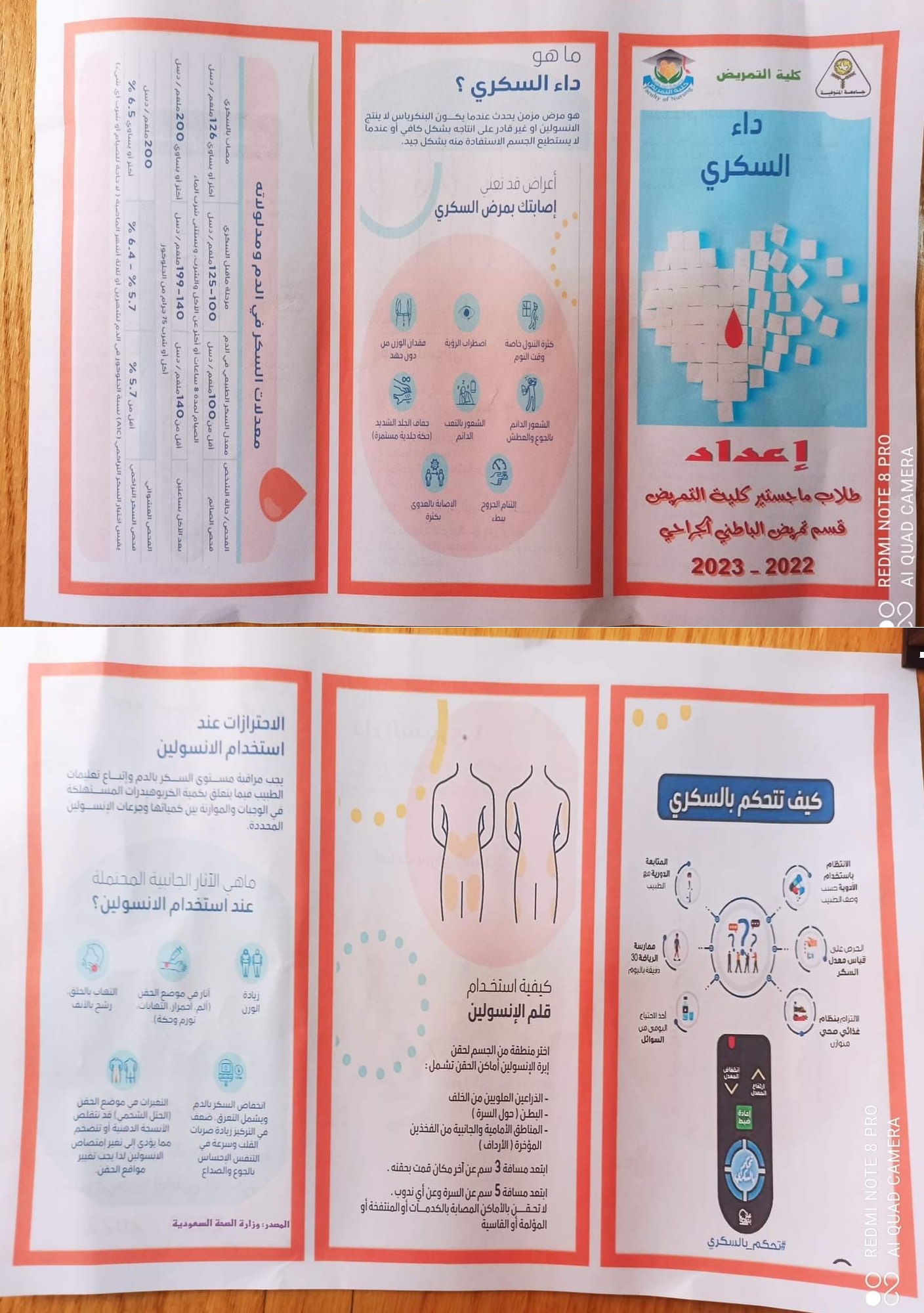 فعاليات يوم السكر العالمي بكلية التمريض جامعة المنوفية 