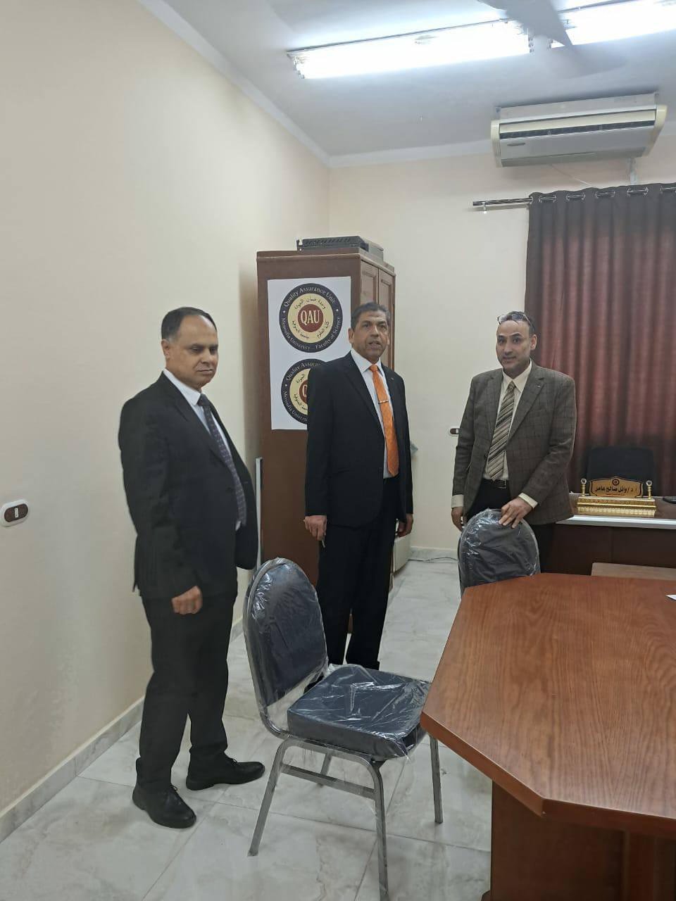 تجديد حجرة مدير وحدة الجودة بكلية العلوم