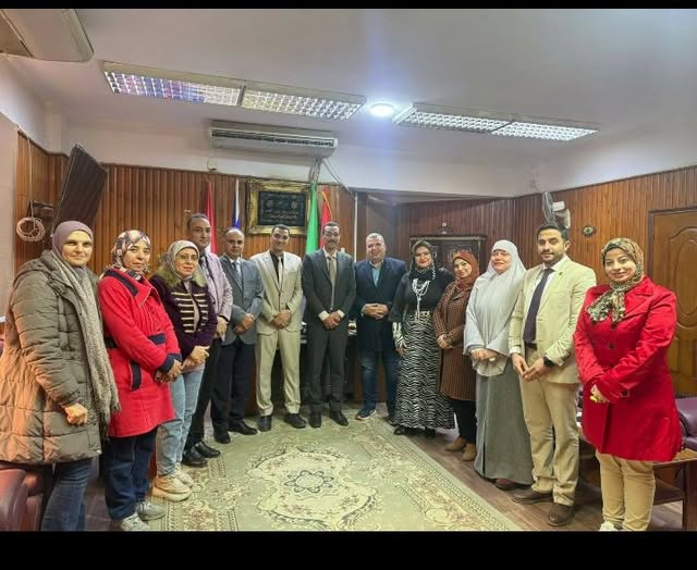 زياره فريق مركز الجودة لتفعيل محاكاه بكليه العلوم جامعه المنوفية