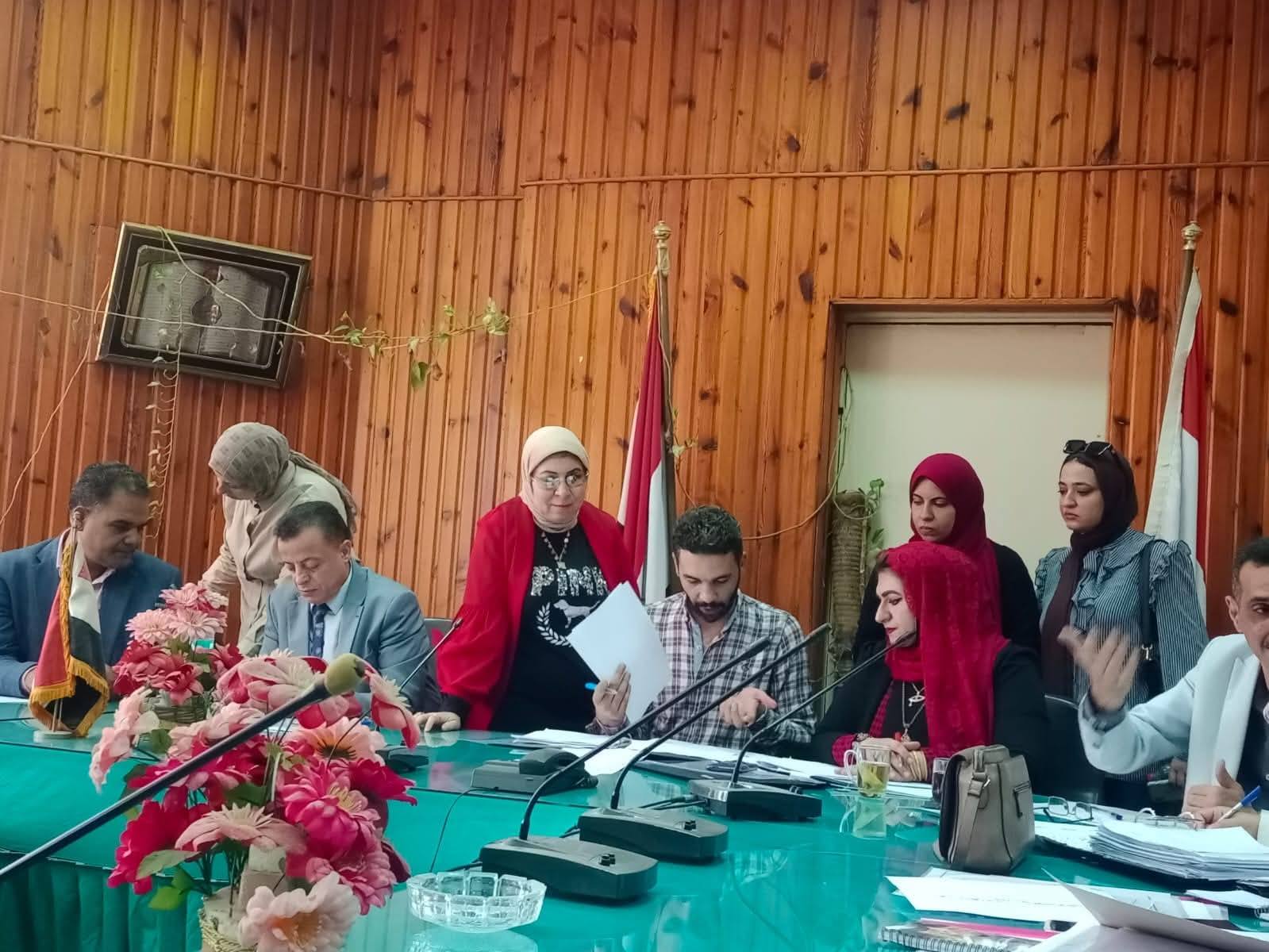 زياره فريق مركز ضمان الجوده لكليه التجاره جامعه المنوفيه 