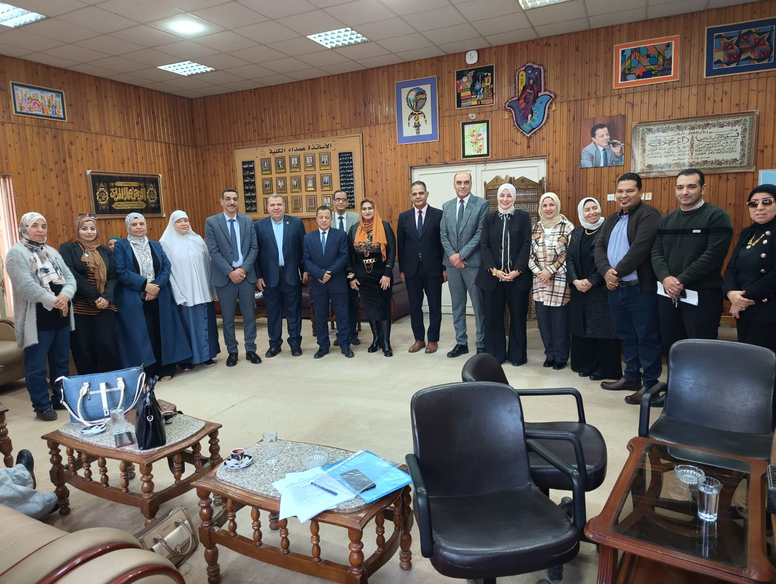  فريق مركز ضمان الجودة يواصل تفعيل المحاكاة بكلية التجارة – جامعة المنوفية