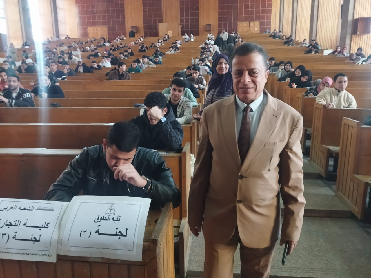 جولة تفقدية لإمتحانات الفرقة الرابعة الثلاثاء  30-12-2025 