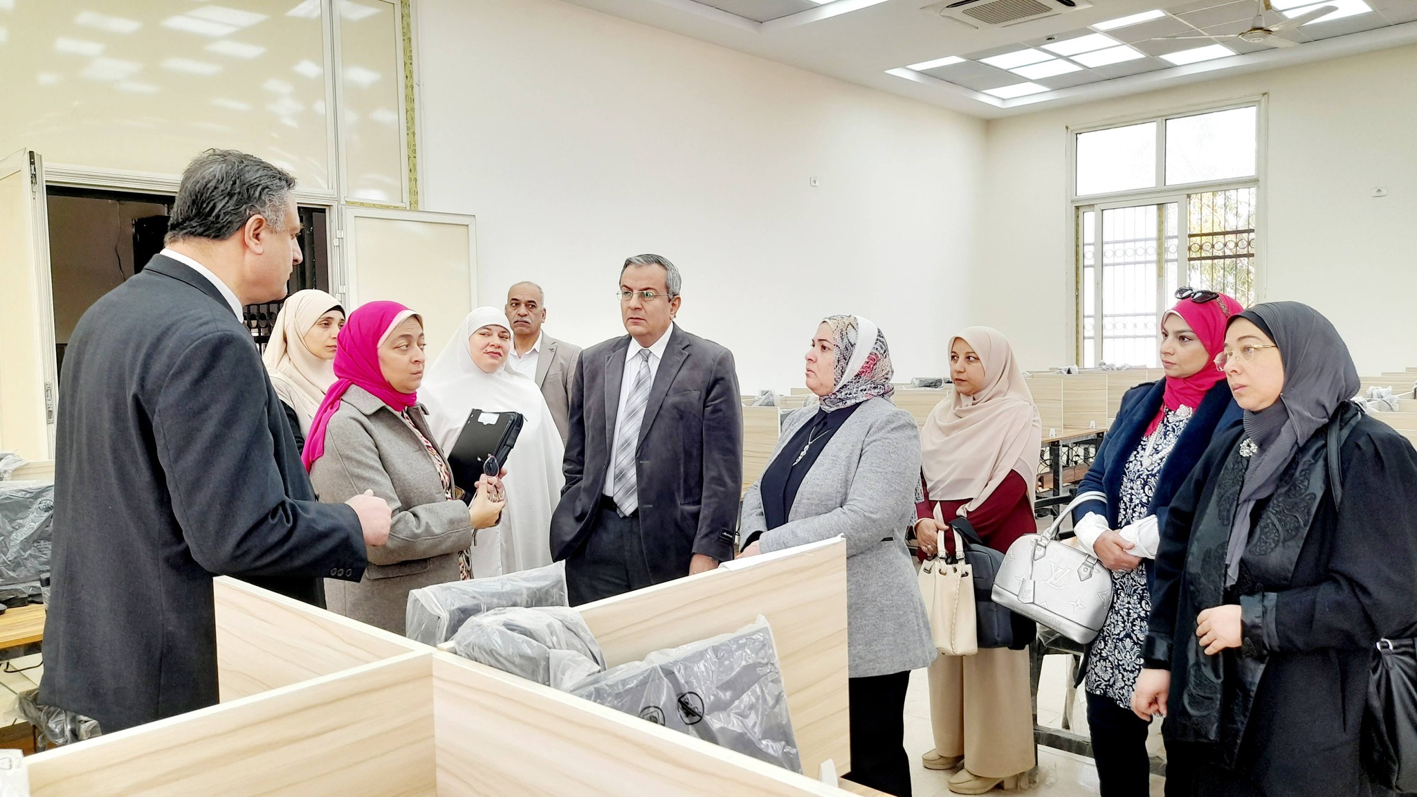 Visit to the University