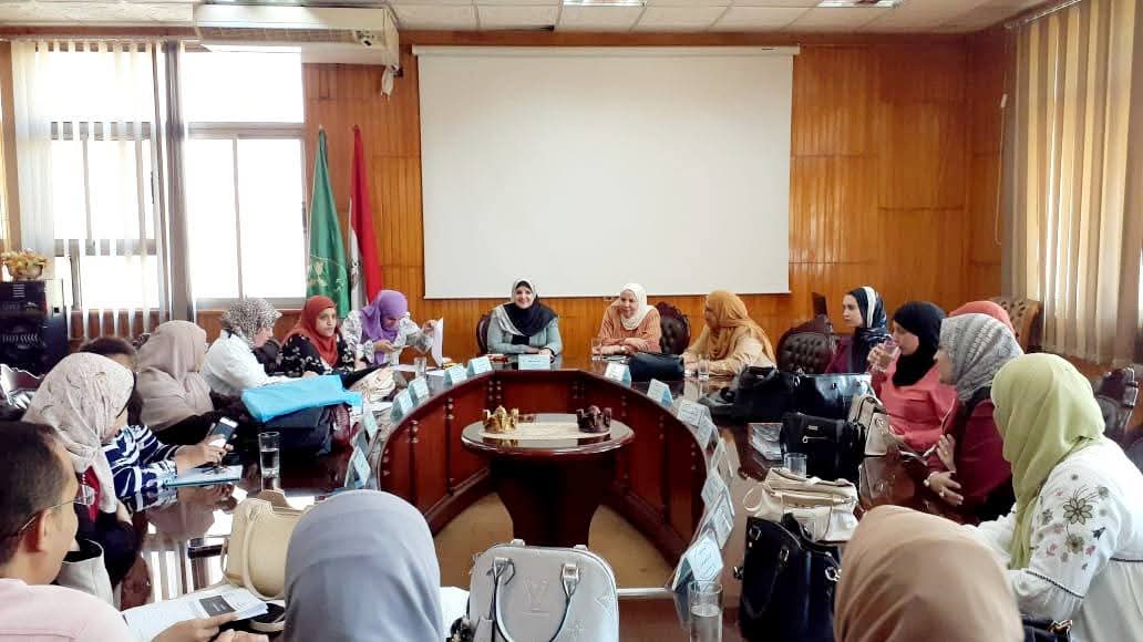 زياره الفريق التنفيذى لمركز ضمان الجودة لكلية التربية جامعة المنوفية 