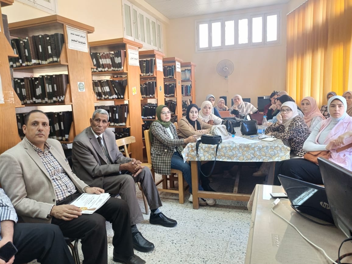 قطاع الدراسات العليا يعقد ورشة تدريبية عن استخدام اتحاد المكتبات المصرية بالنوعية....