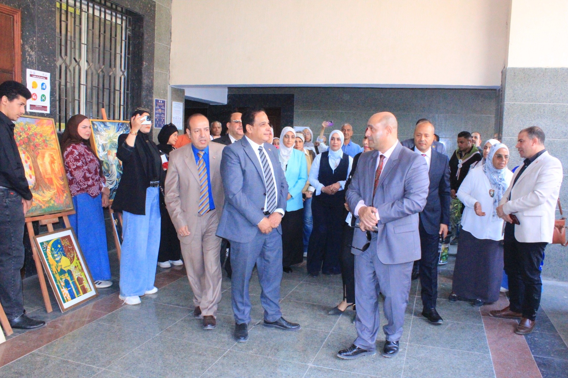 النوعية تستقبل فريق الهيئة القومية لضمان الإعتماد 