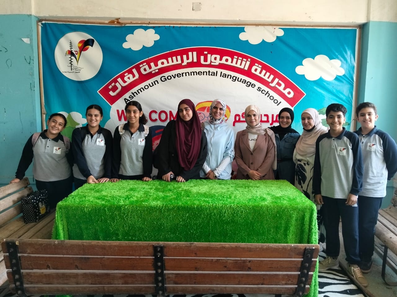 النوعية تنظم قافلة فنية تربوية لمدرسة أشمون الرسمية للغات ....