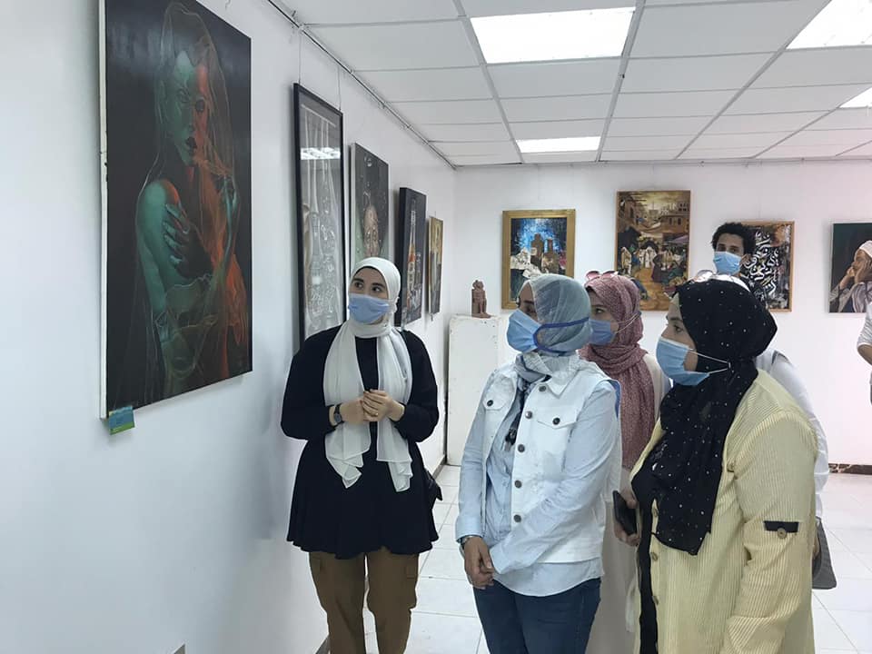 معرض تشكيلي ضمن فعاليات الاسبوع الثقافي البيئي الثامن 