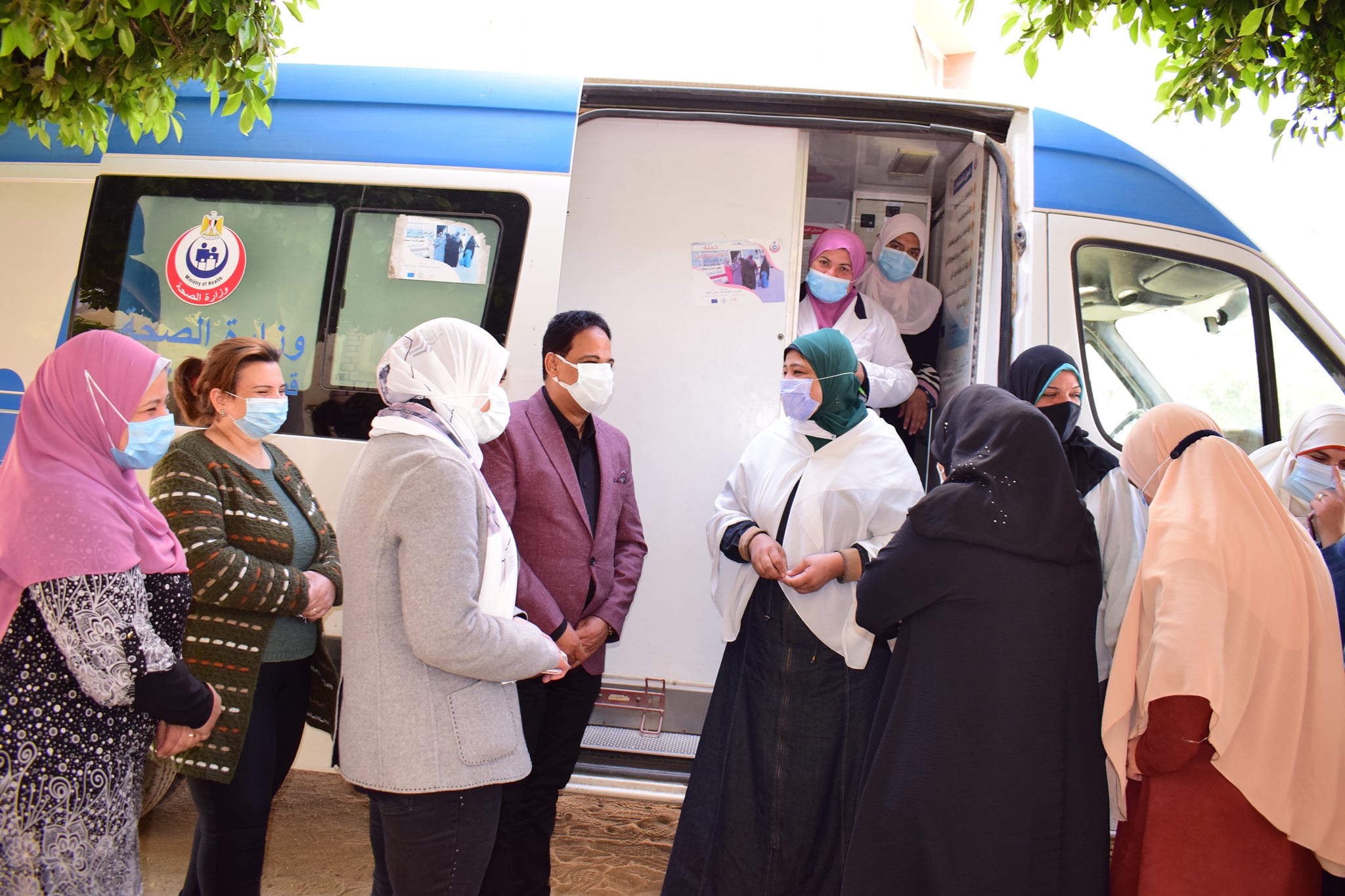 "زيدان" يستقبل قافلة المبادرة الرئاسية لدعم صحة المرأة بالنوعية...