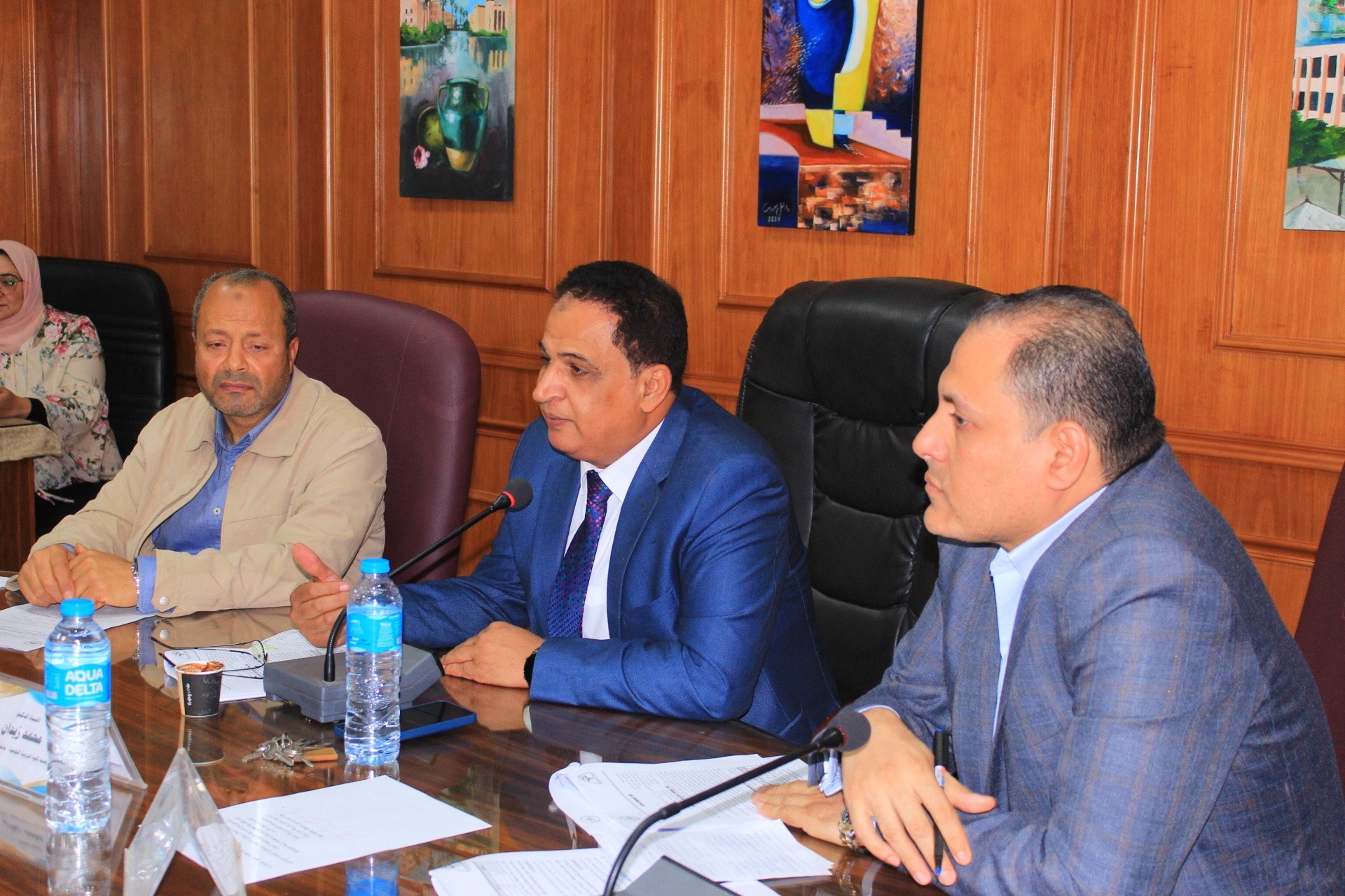 مجلس الكلية يعقد جلسته الثامنة بالنوعية للعام الجامعى٢٠٢٥/ ٢٠٢٦