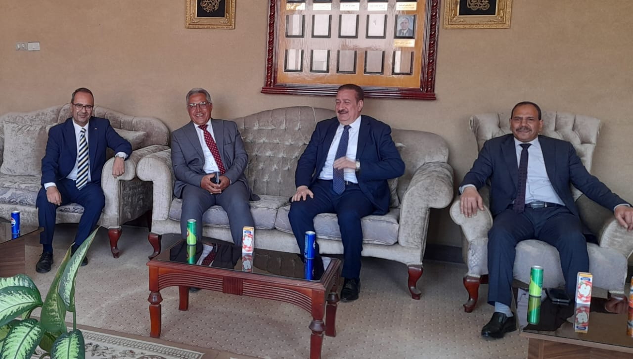 كلية الهندسة تستقبل سيادة اللواء/ ابراهيم أبو ليمون محافظ المنوفية