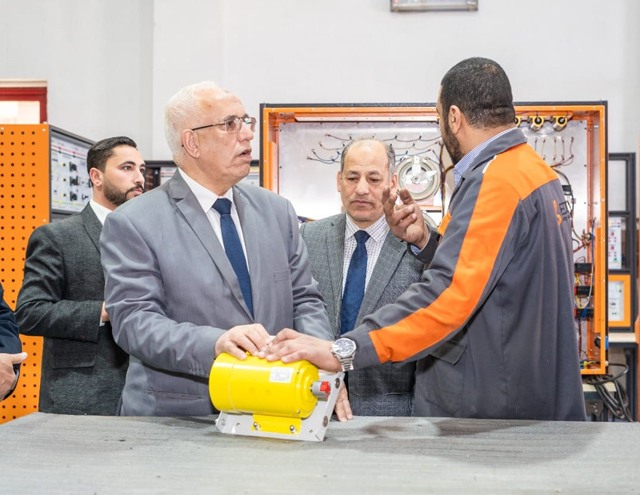 هندسة المنوفية في زيارة علمية بالشركة المصرية لتطوير تكنولوجيا التعليم 