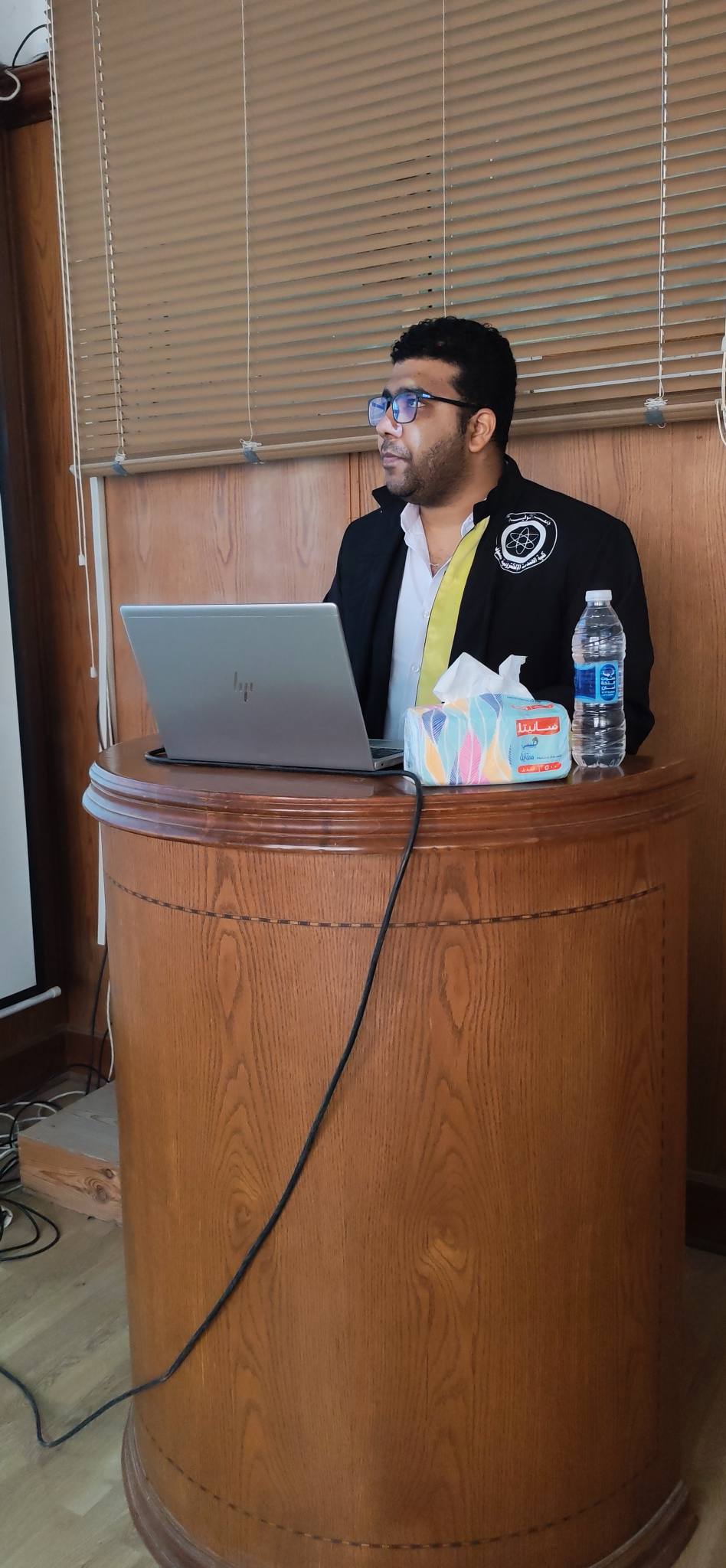 مناقشه رسالة الماجستير المقدمة من المهندس/ محمد فكري عبد الرحمن مخلوف