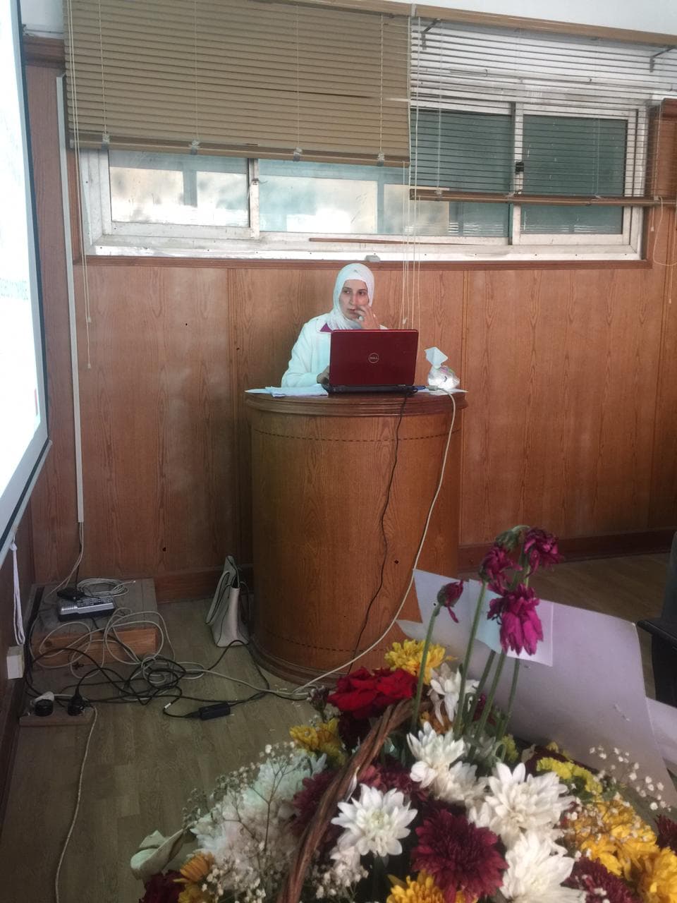 مناقشة رسالة ماجستيرللمهندسة/ زينب زكريا محمود القارح 