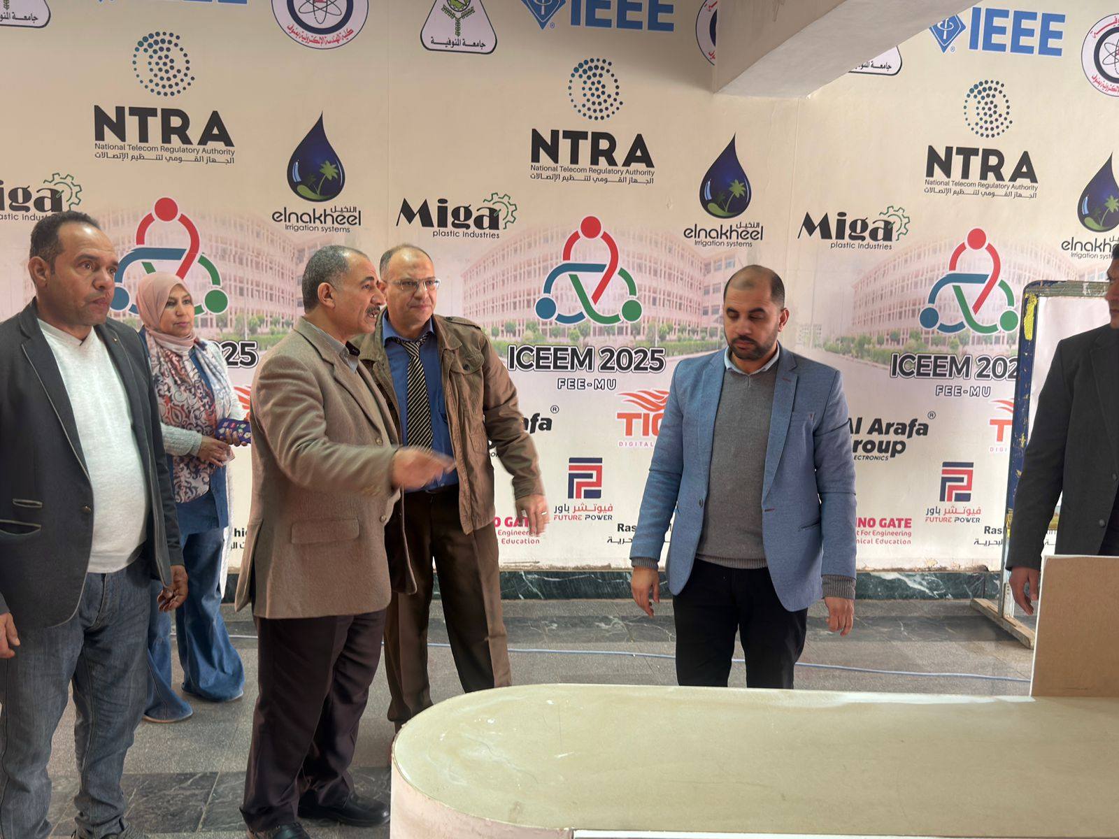 قيادات كلية الهندسة الإلكترونية تتابع الاستعدادات النهائية للملتقى التوظيفي 2026