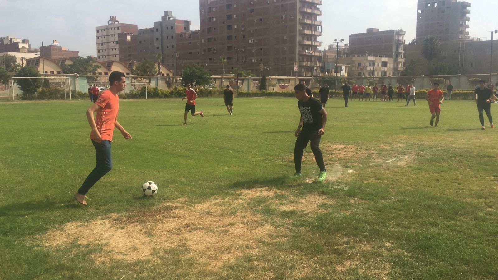 إنطلاق فاعليات دورى كرة القدم بكلية الهندسة الإلكترونية بمنوف