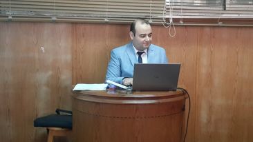 مناقشة رسالة ماجستير للمهندس/محمد زينهم عبد الحميد الصيفي