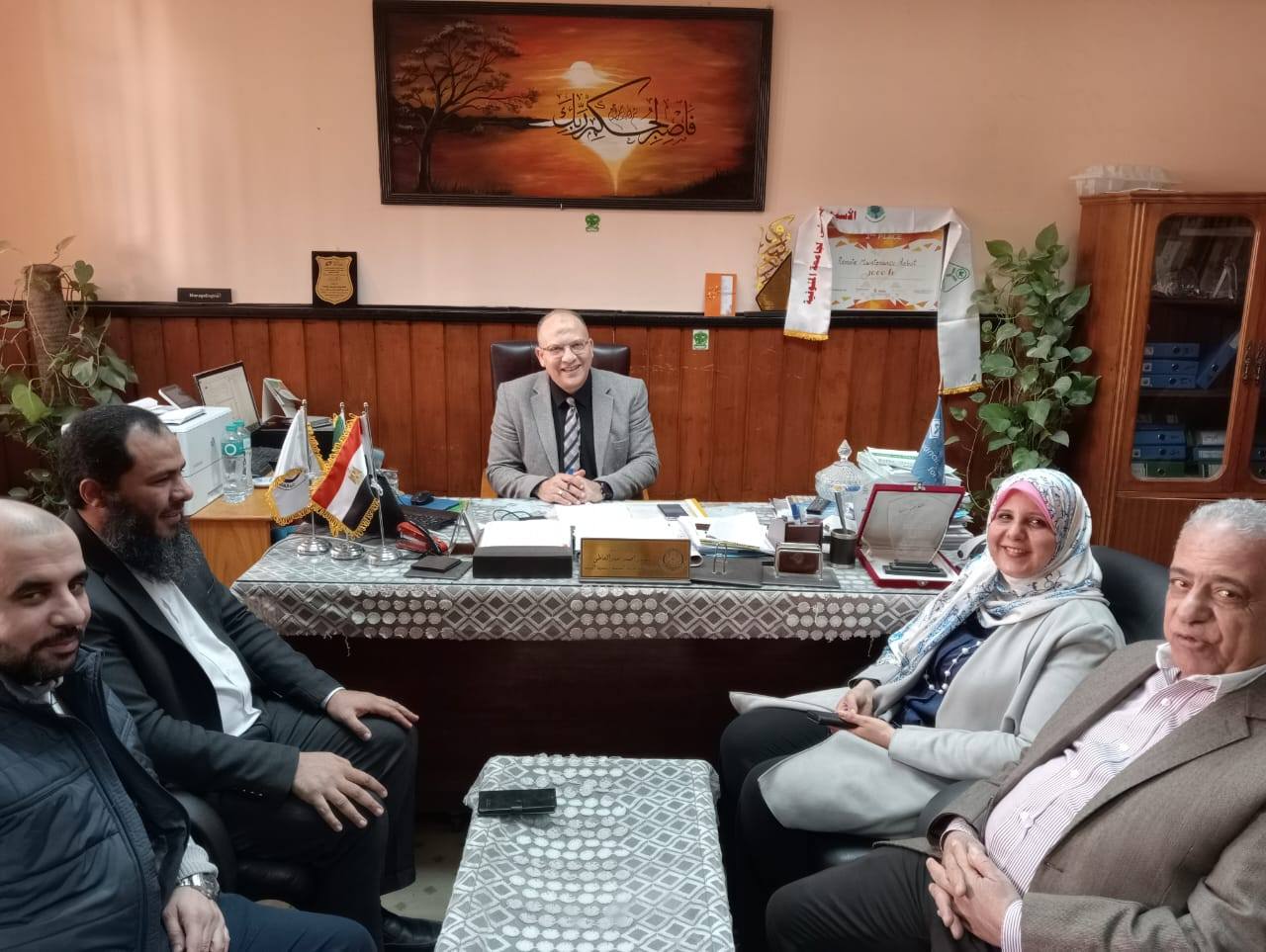 اجتماع لجنة البيئة لشهر فبراير للعام الجامعي 2025/2026 