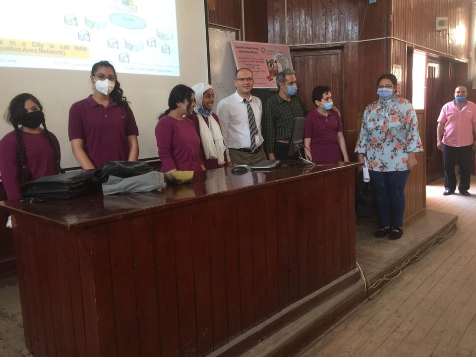 "هندسة منوف" تستقبل طلاب مدرسة الأسقفية الخاصة 