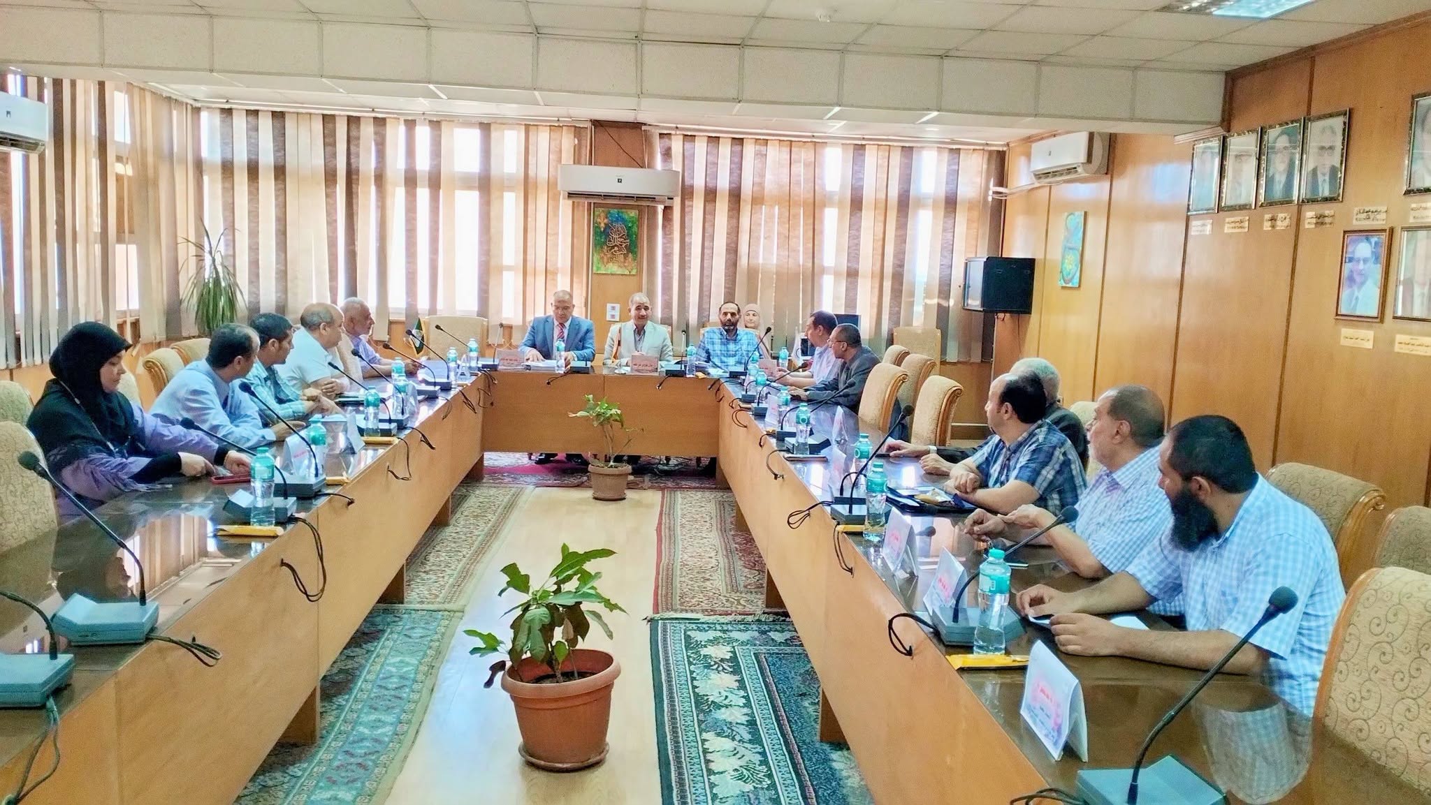مجلس كلية الهندسة الإلكترونية بمنوف يعقد جلسته الحادية عشر لشهر يوليو للعام الجامعي 2025/2026 .