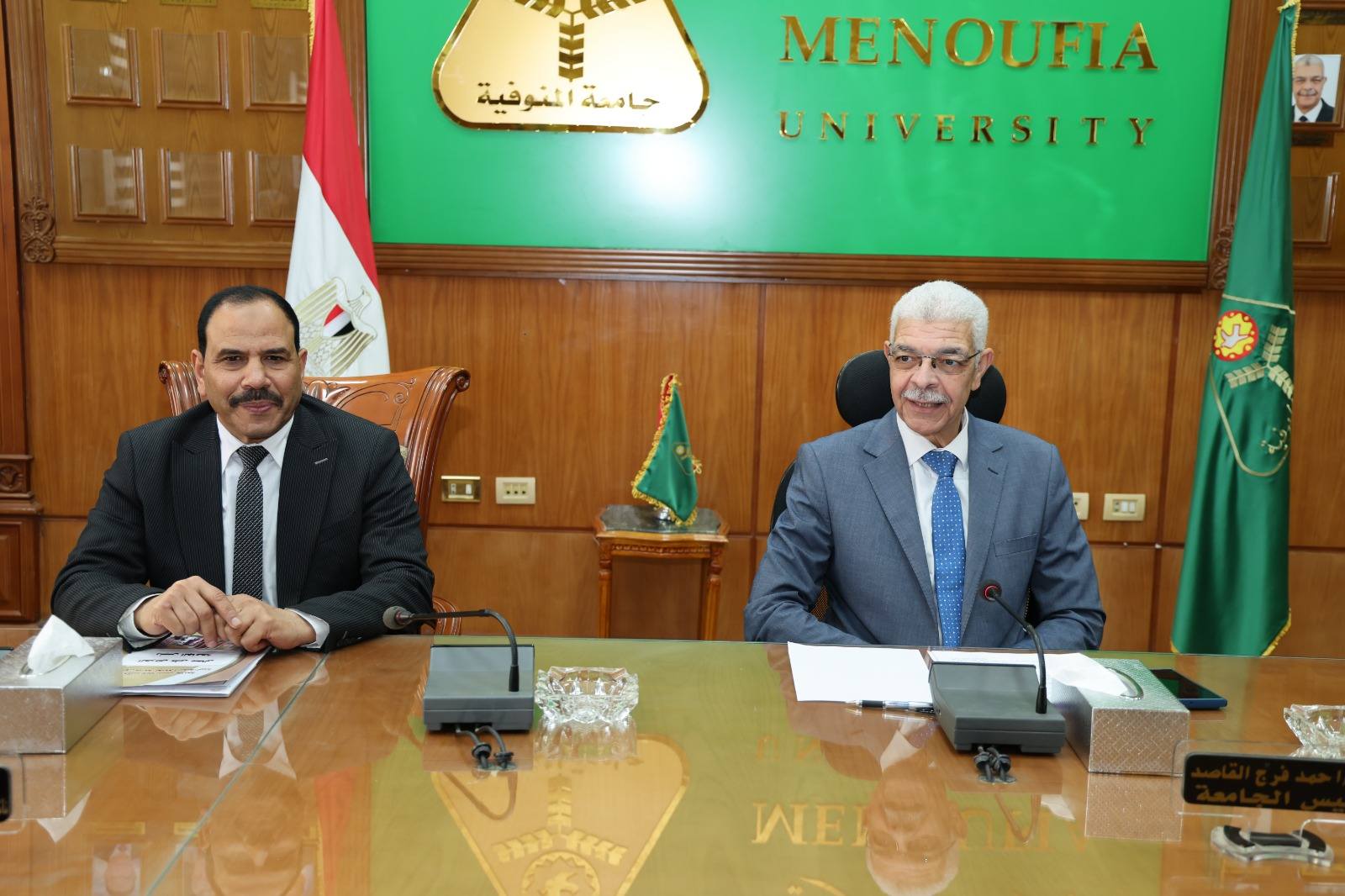 جامعة المنوفية تشكل لجنة عليا لتحديث البرامج الدراسية وربطها باحتياجات سوق العمل المحلى والدولى