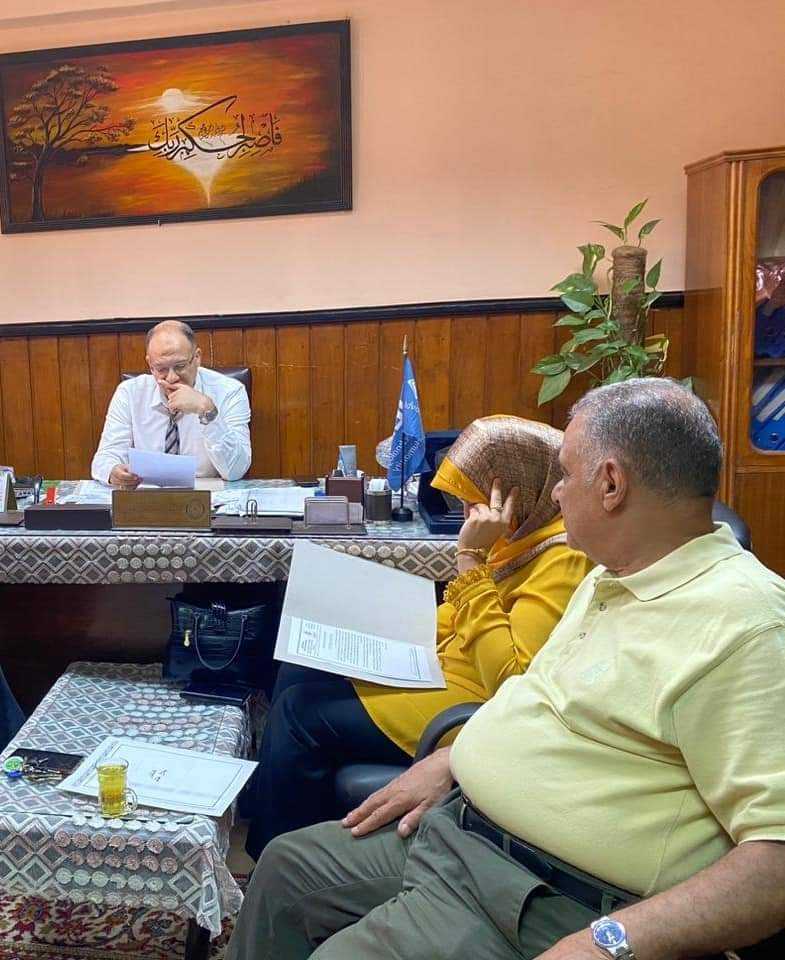 إجتماع لجنة البيئة لشهر يونيو للعام الجامعى 2024-2023