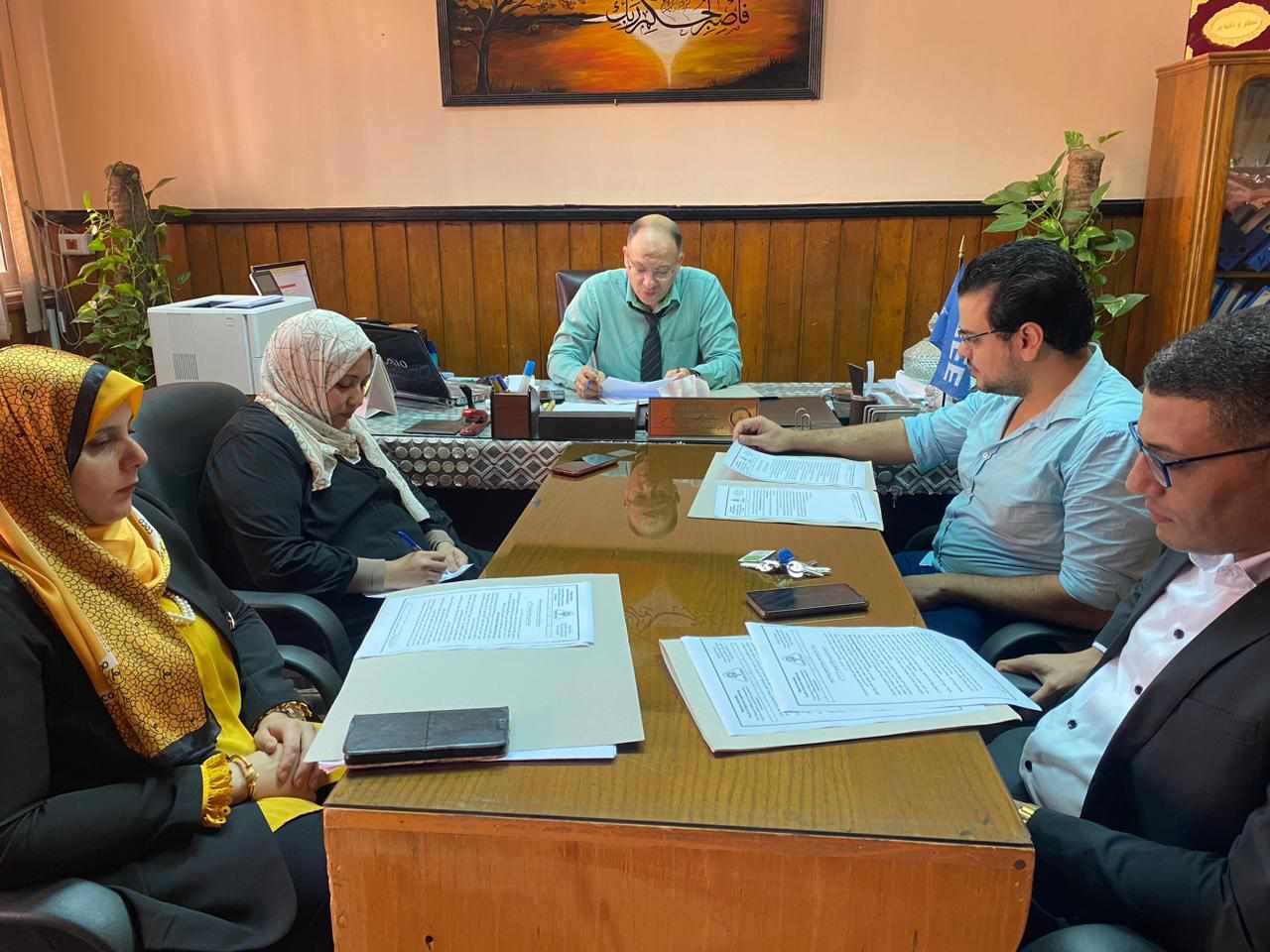 إجتماع لجنة البيئة لشهر اكتوبر