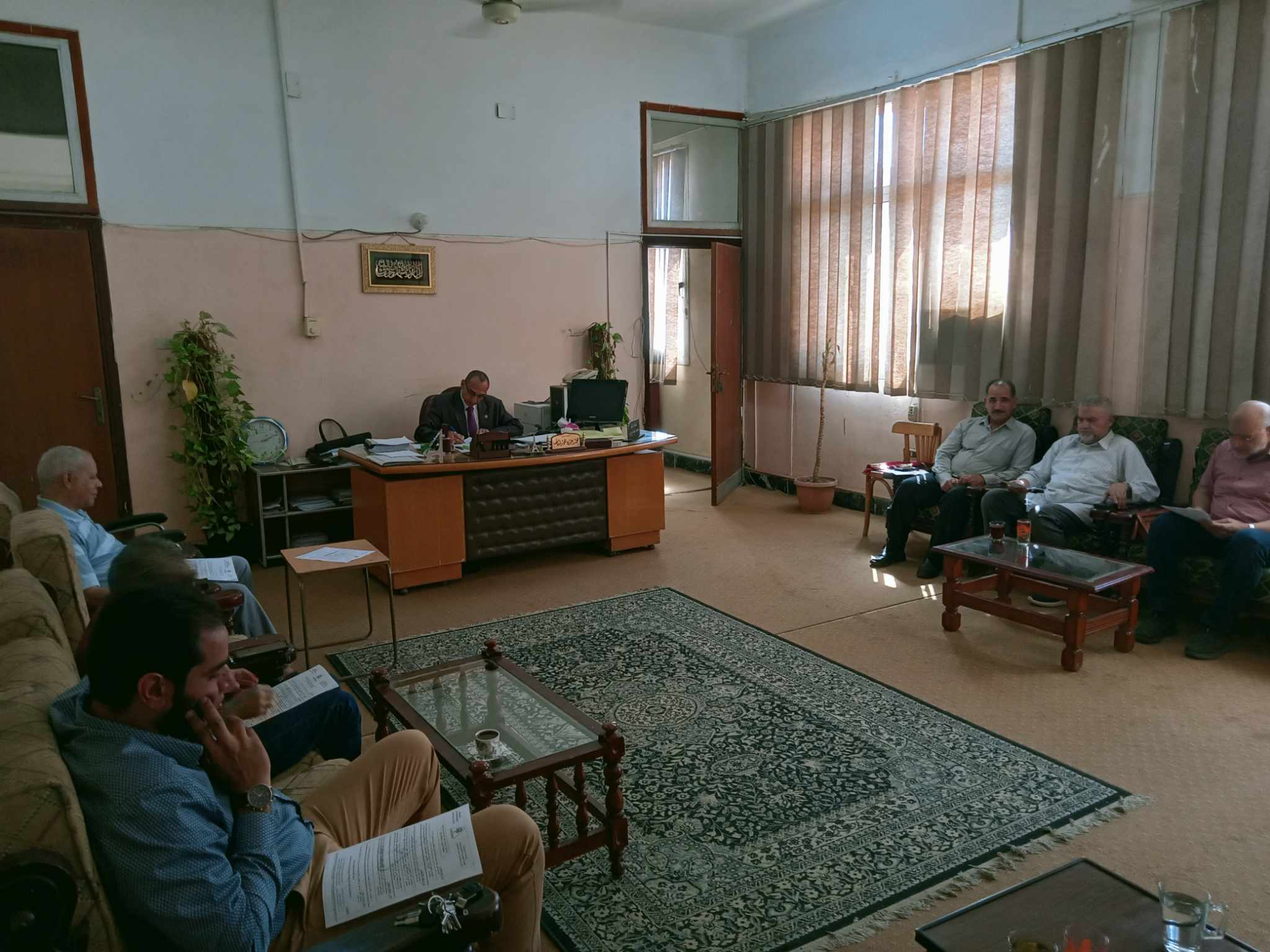 مجلس قسم هندسة وعلوم الحاسبات يعقد جلسته الاولي  لشهر سبتمبر