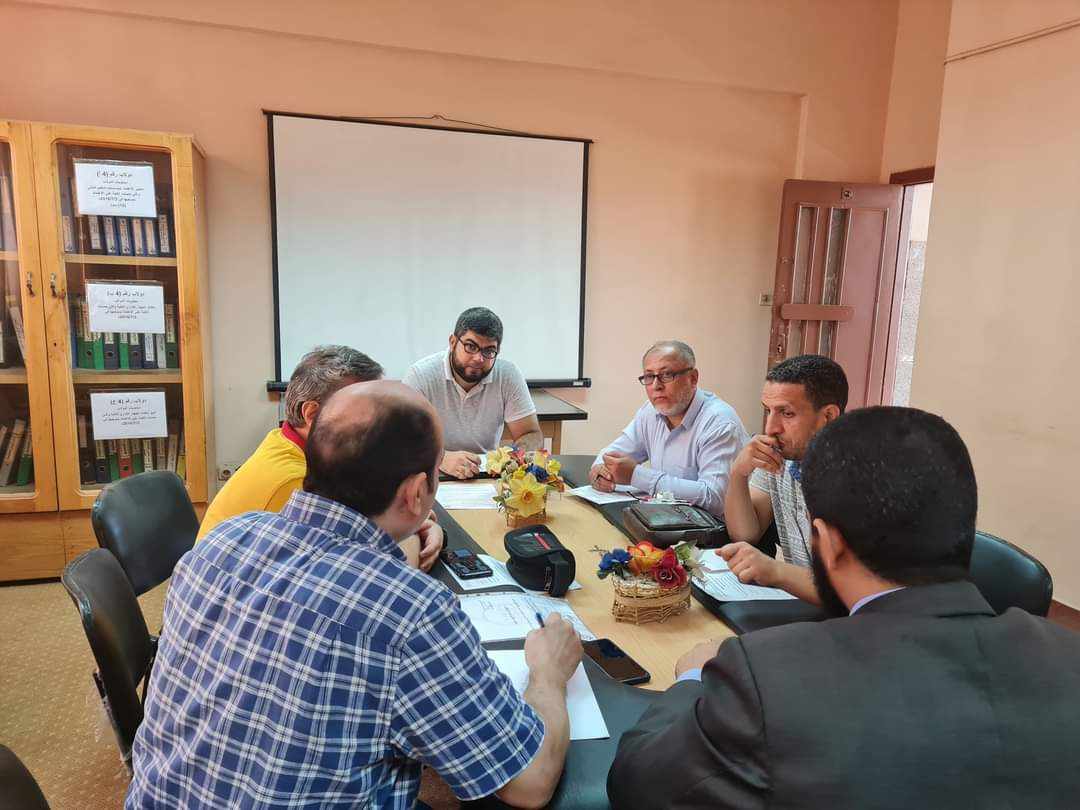 اجتماع لجنة توكيد الجودة لشهر سبتمبر