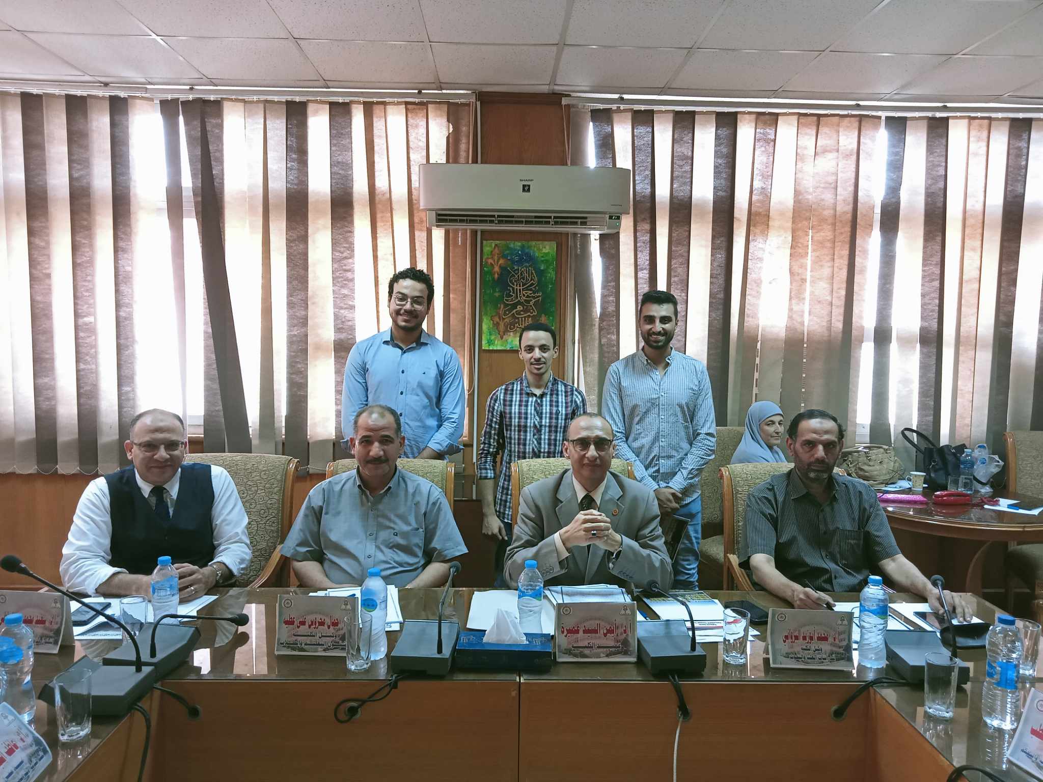 تكتكريم الطلاب الفائزين بالمركز الثانى على مستوي العالم فى مسابقة IDC Robocon Competition 2023