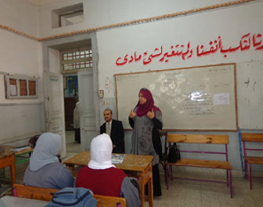 تقرير  قافلة  مدرسة الثانوية بنات مارس 2019