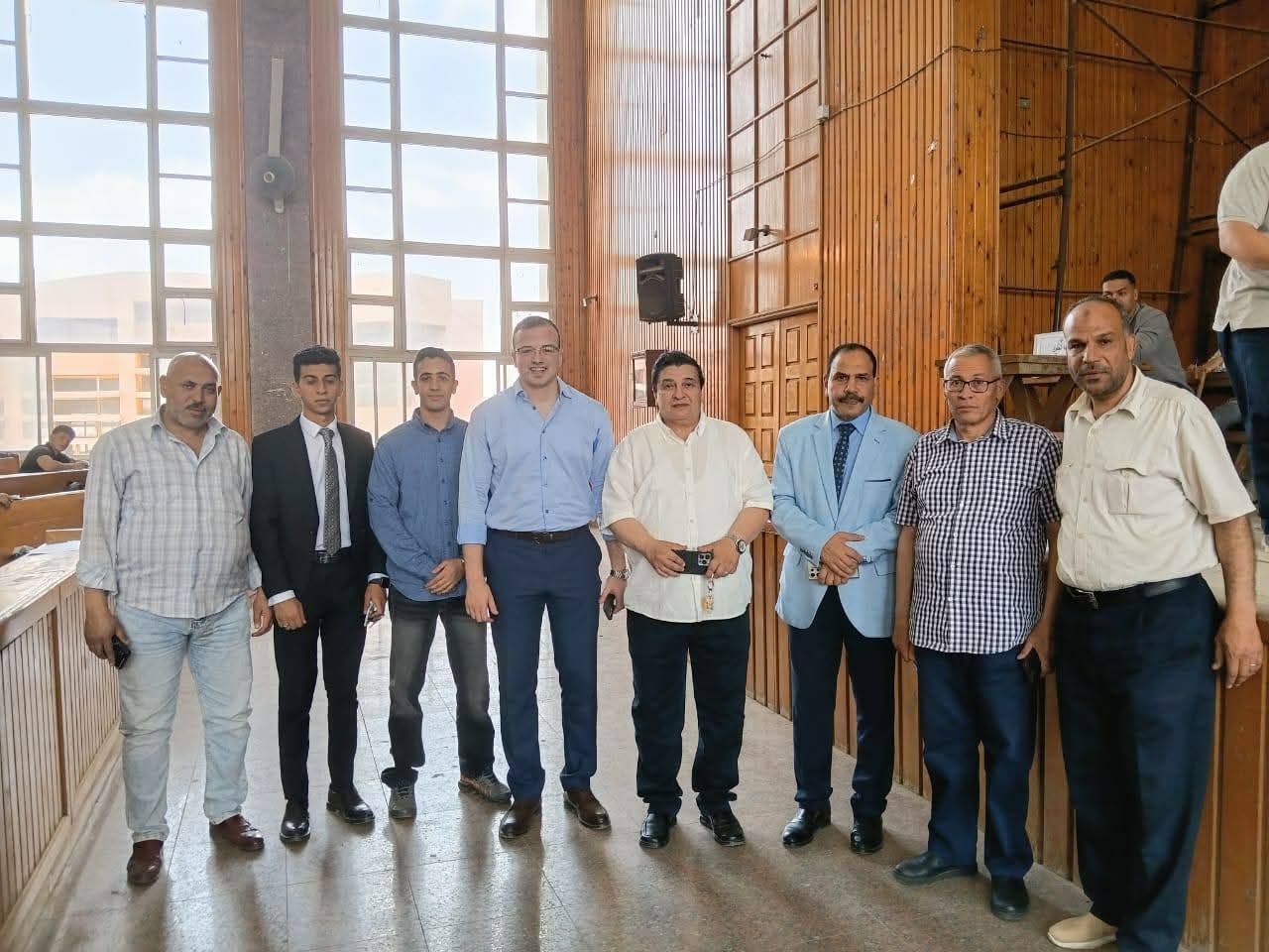 شرف يتابع امتحانات الفصل الدراسي الثاني بكلية الحقوق 