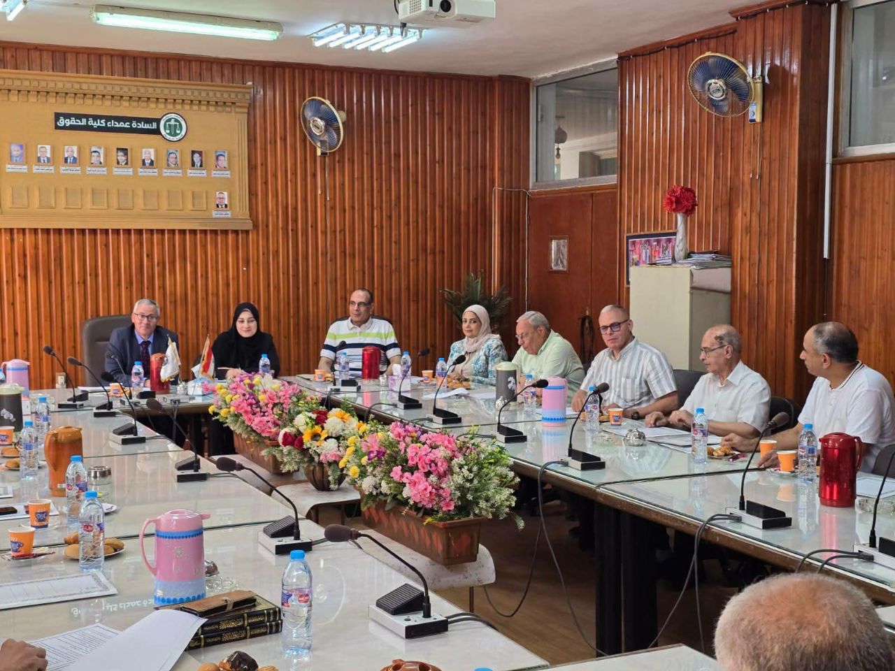انعقاد مجلس كلية الحقوق جلسته العاشرة للعام الجامعي 2025/2026