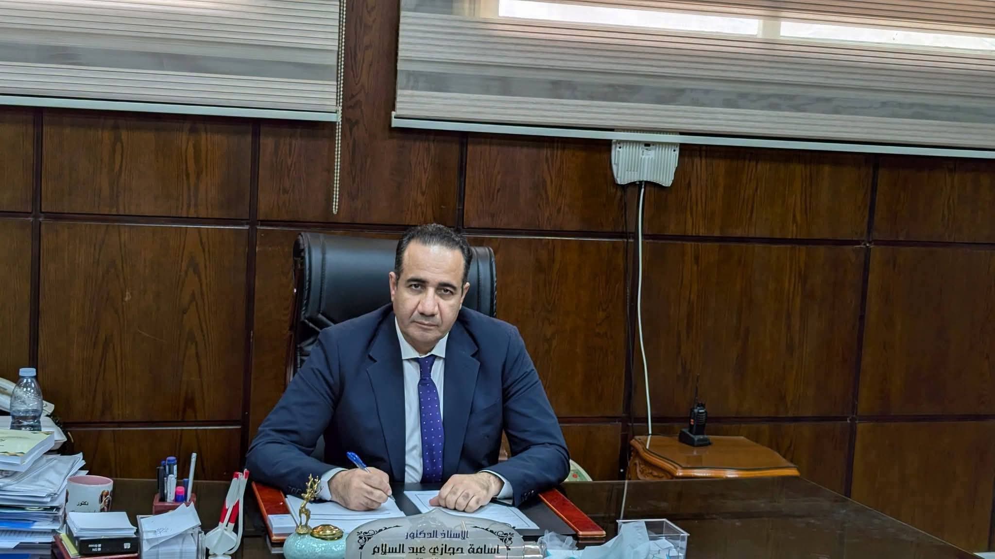 كلمة أ.د/ اسامة حجازى عبدالسلام عميد معهد الكبد القومي للسادة التمريض