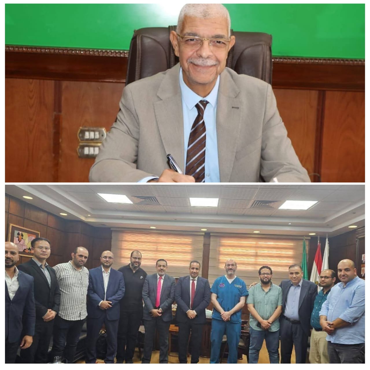 معهد الكبد القومي يستضيف ورشة عمل رائدة في المناظير التداخلية المتقدمة بالذكاء الاصطناعي ويعالج 10 حالات معقدة مجانًا