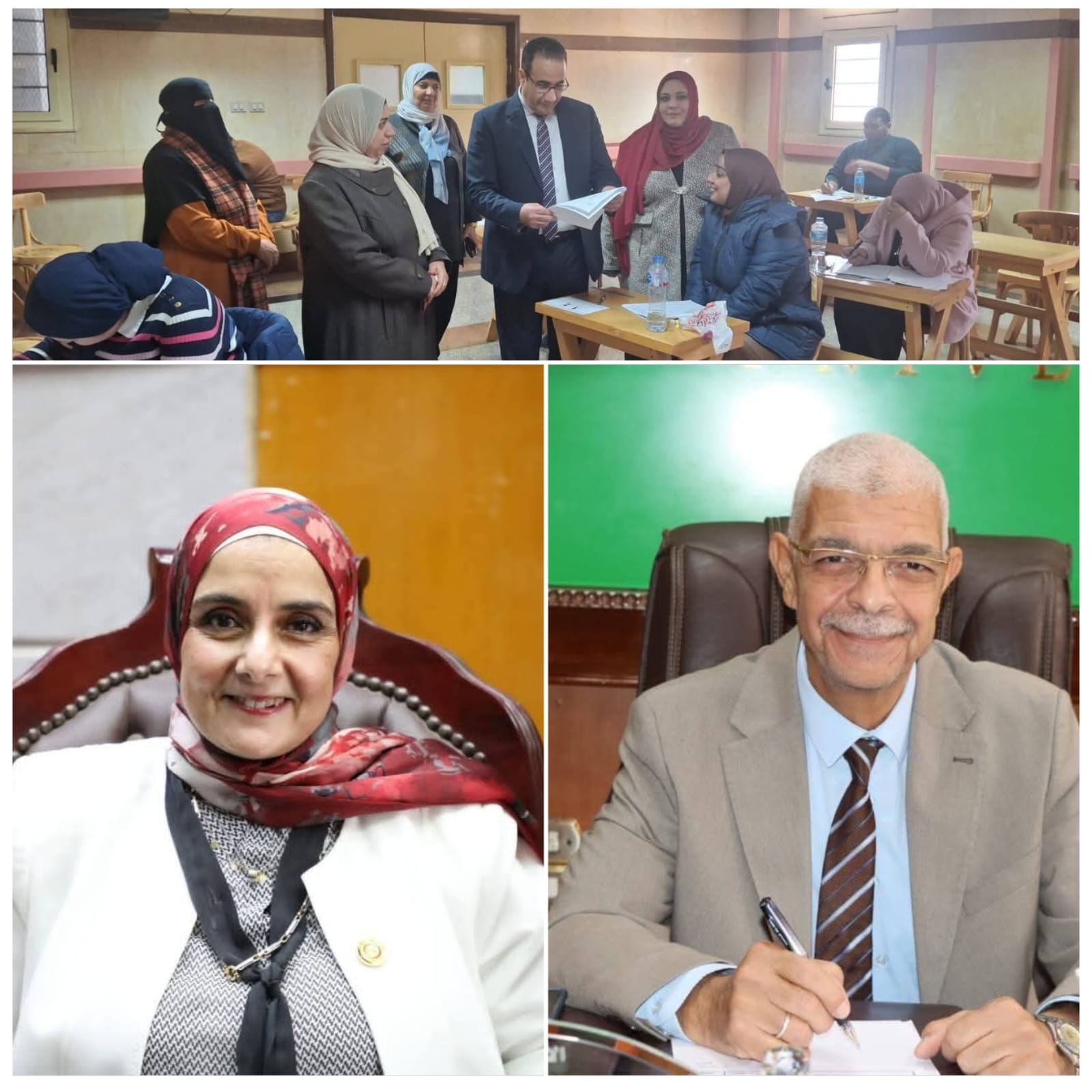 عميد معهد الكبد القومي بجامعة المنوفية يتفقد لجان امتحانات الماجستير والدكتوراه