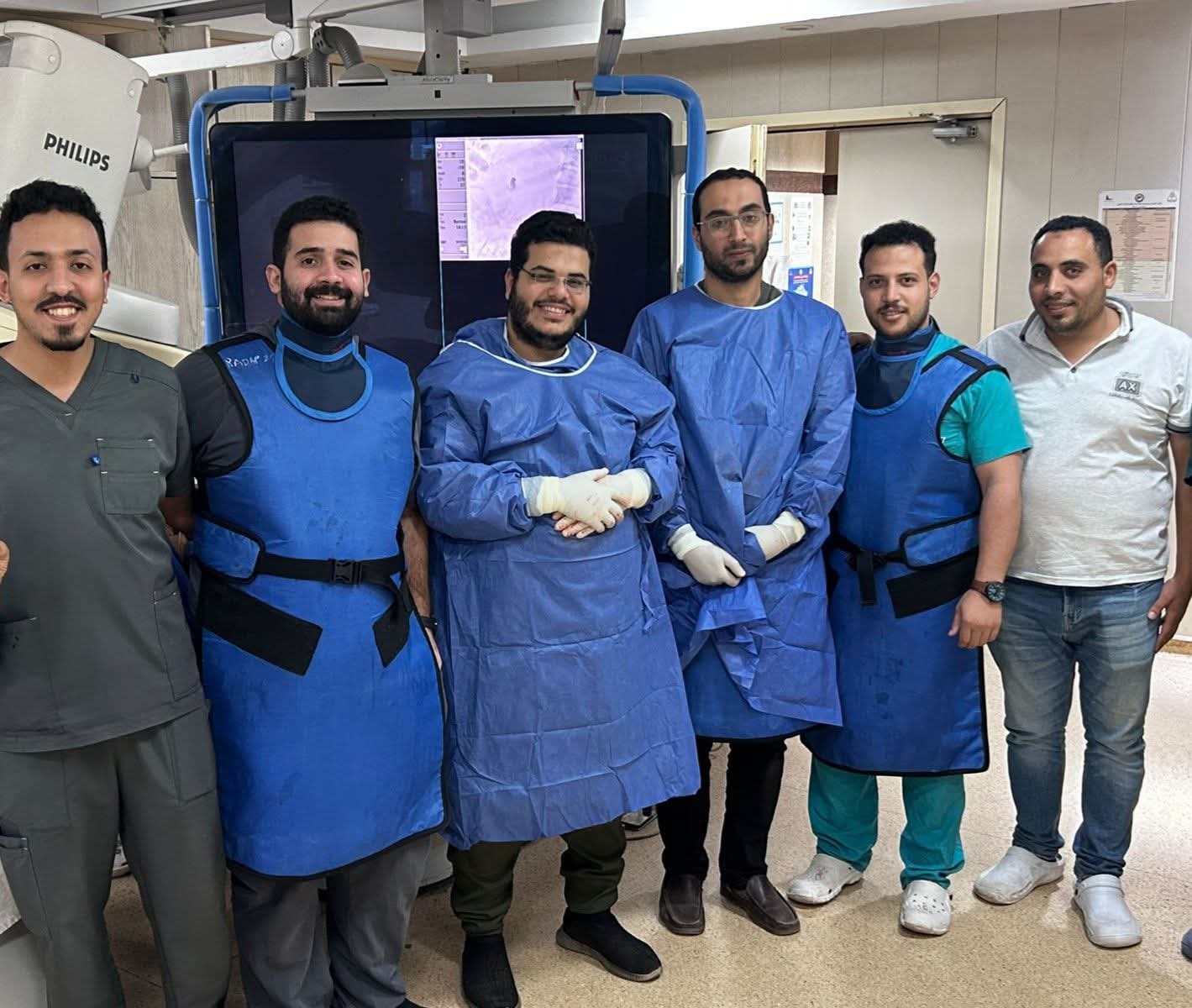 الحقن الشرياني ينقذ حياة مريض من نزيف حاد بمعهد الكبد القومي 