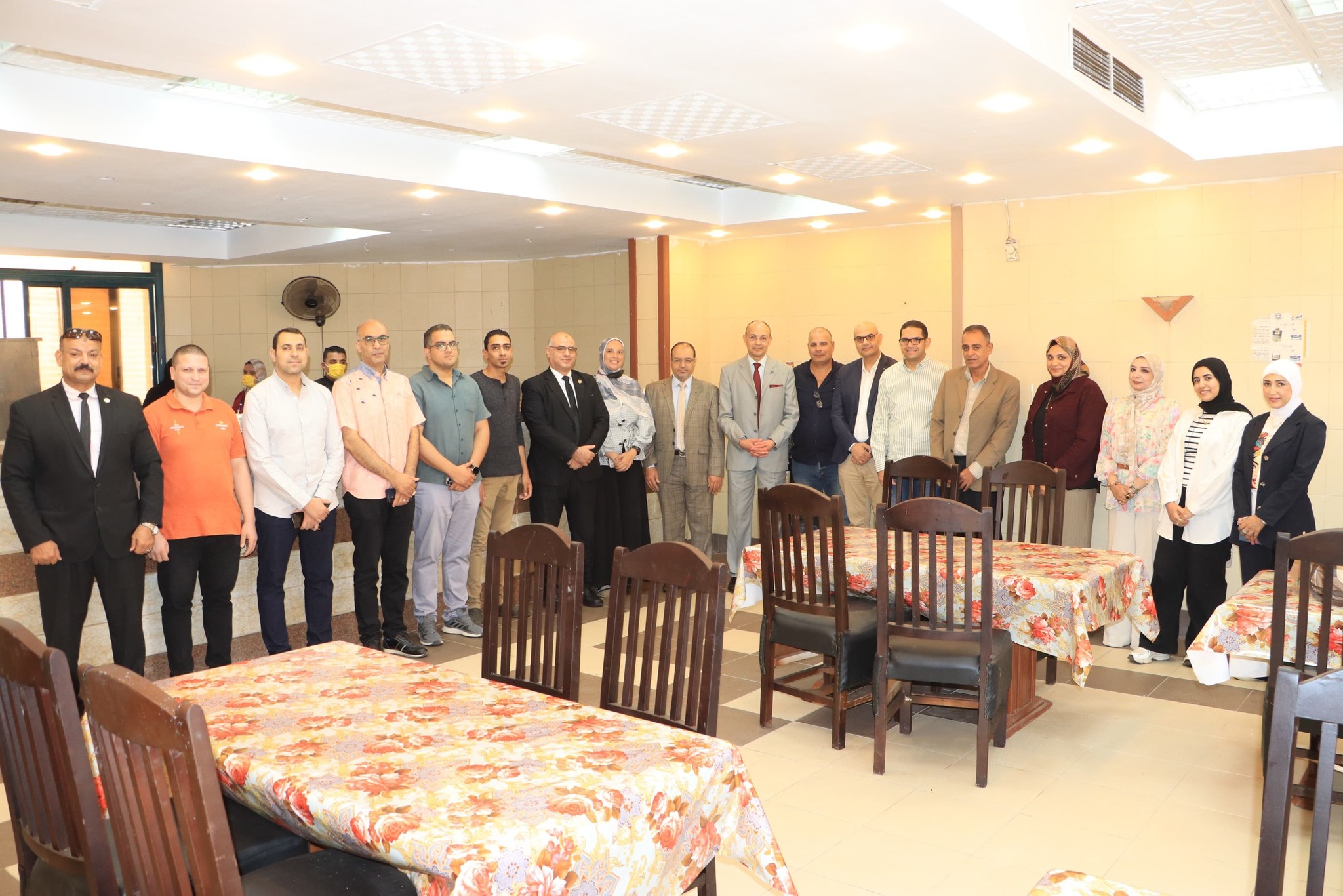 افتتاح مطعم الدور التاسع بمستشفيات جامعة المنوفية