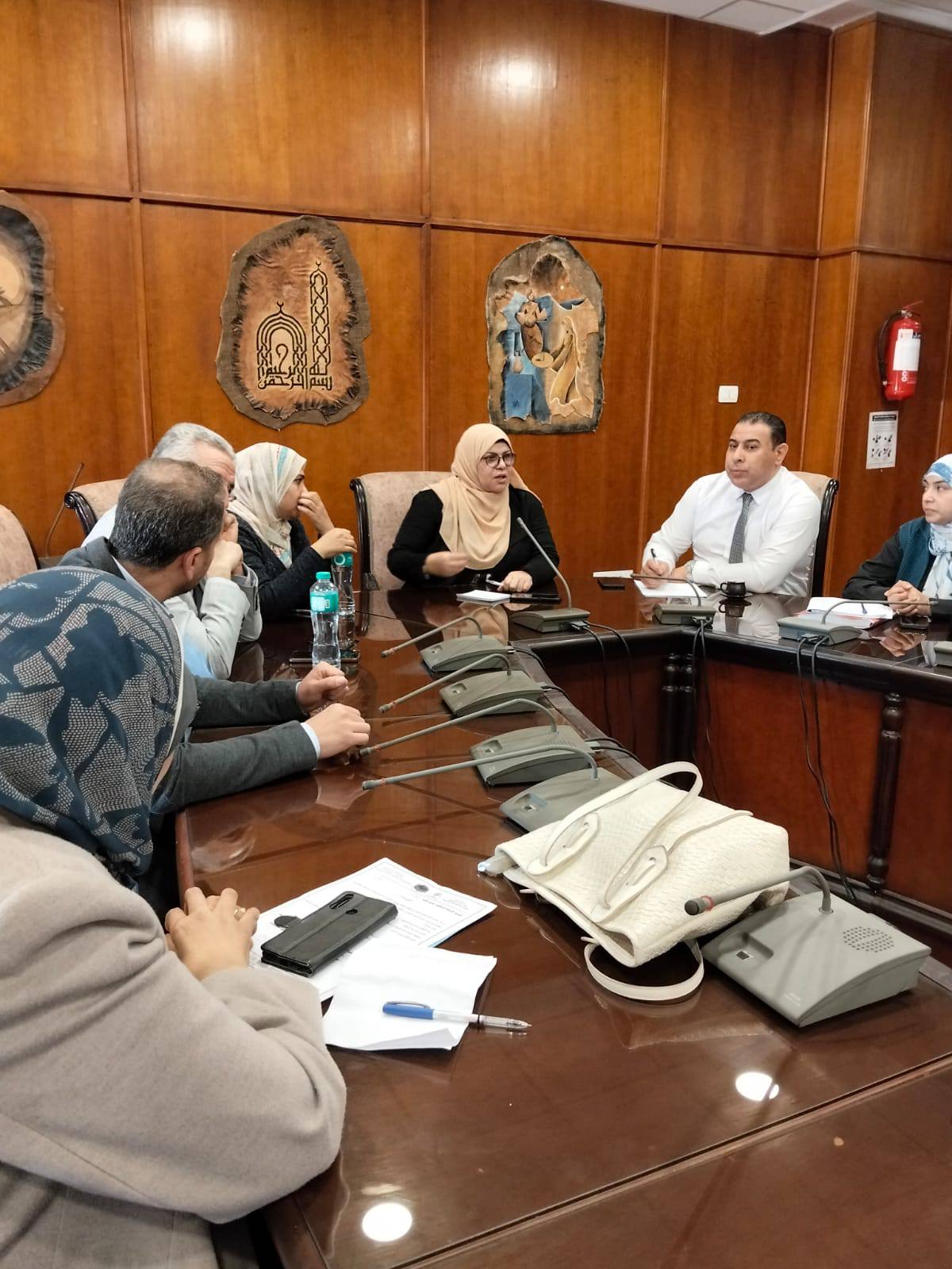 فريق وحدة ضمان الجودة بالجامعة يتفقد كلية الإعلام استعدادًا لزيارة هيئة الاعتماد 