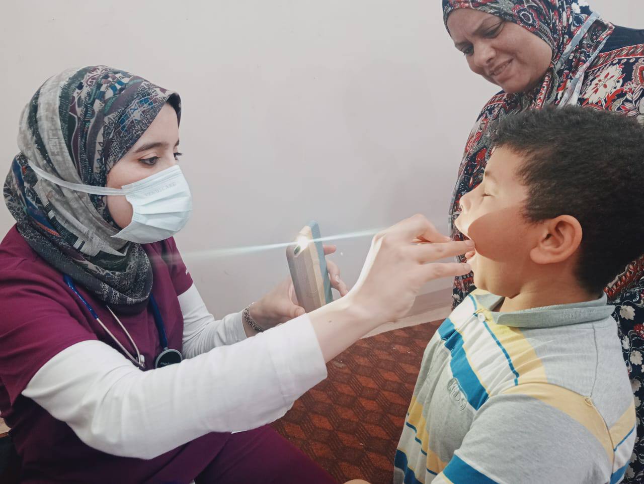 نَظمت جامعة المنوفية قافلة طبية متكاملة