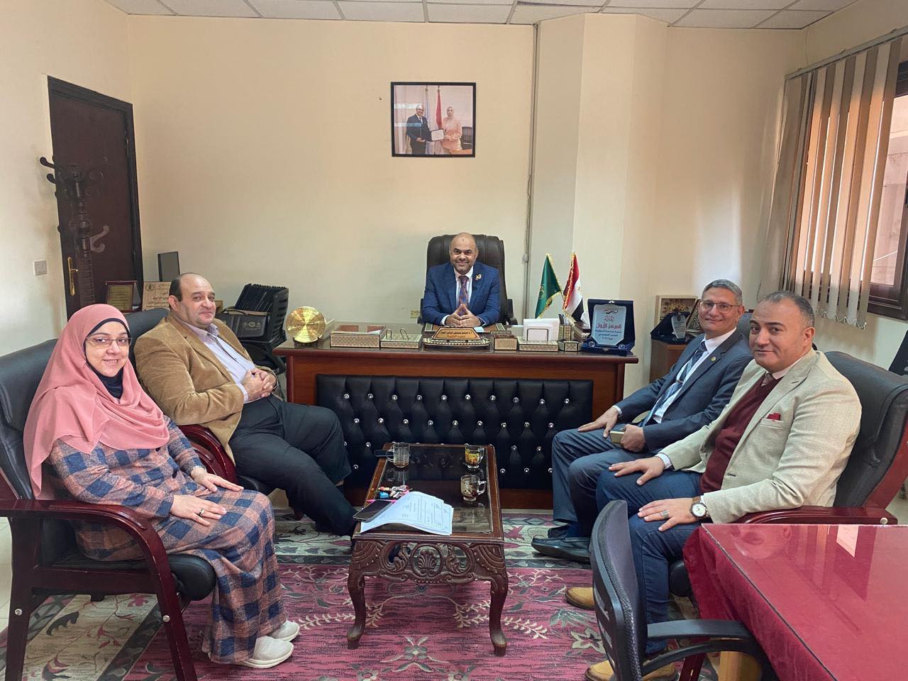 زيارة وفد مجلس نقابة صيادلة المنوفية،