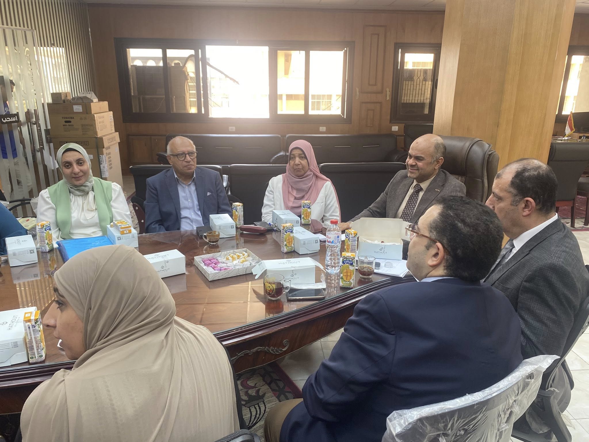 اجتماع مجلس كلية الصيدلة بجامعة المنوفية